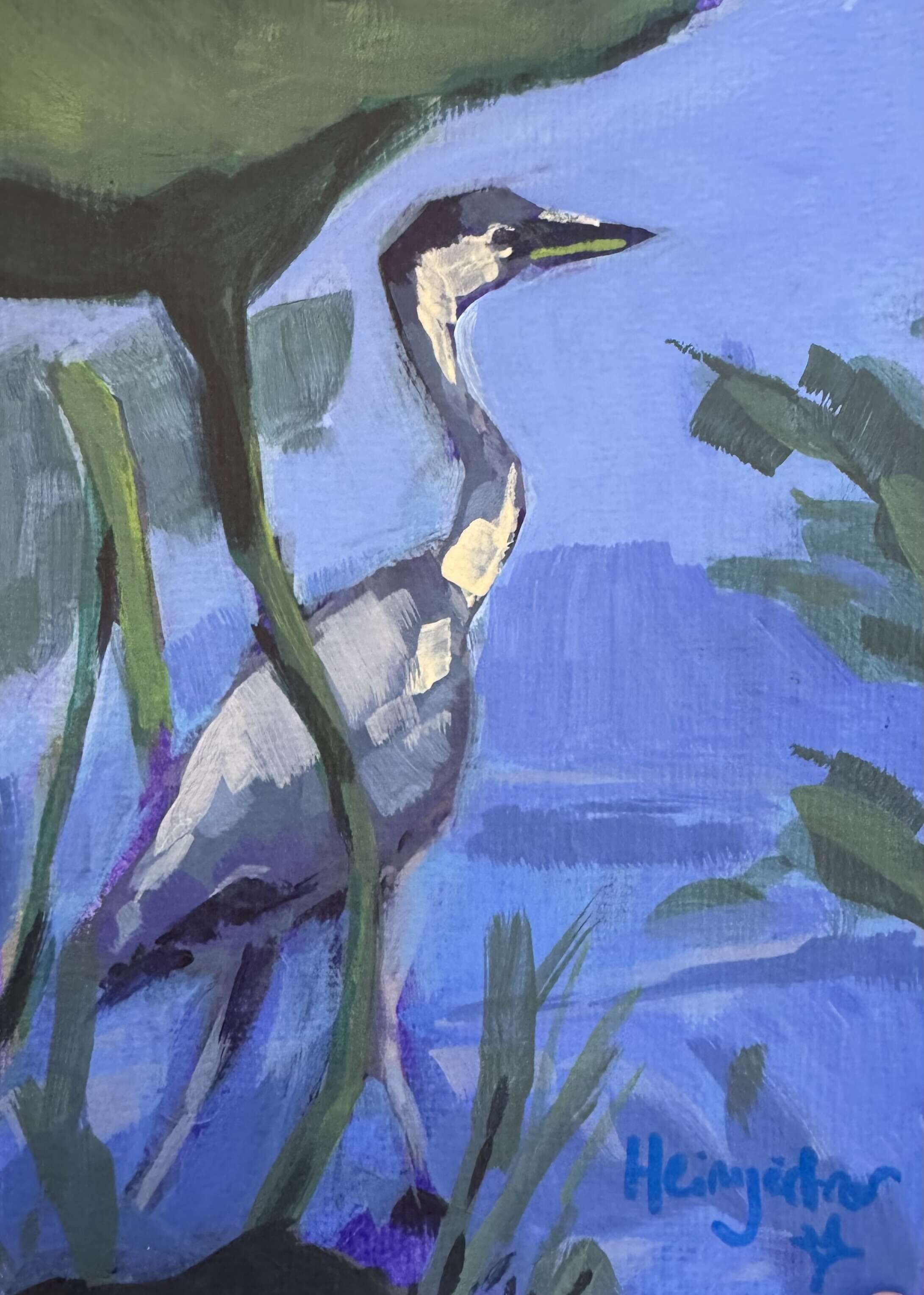 Reiher am Teich - Daniel Heimgärtner 1