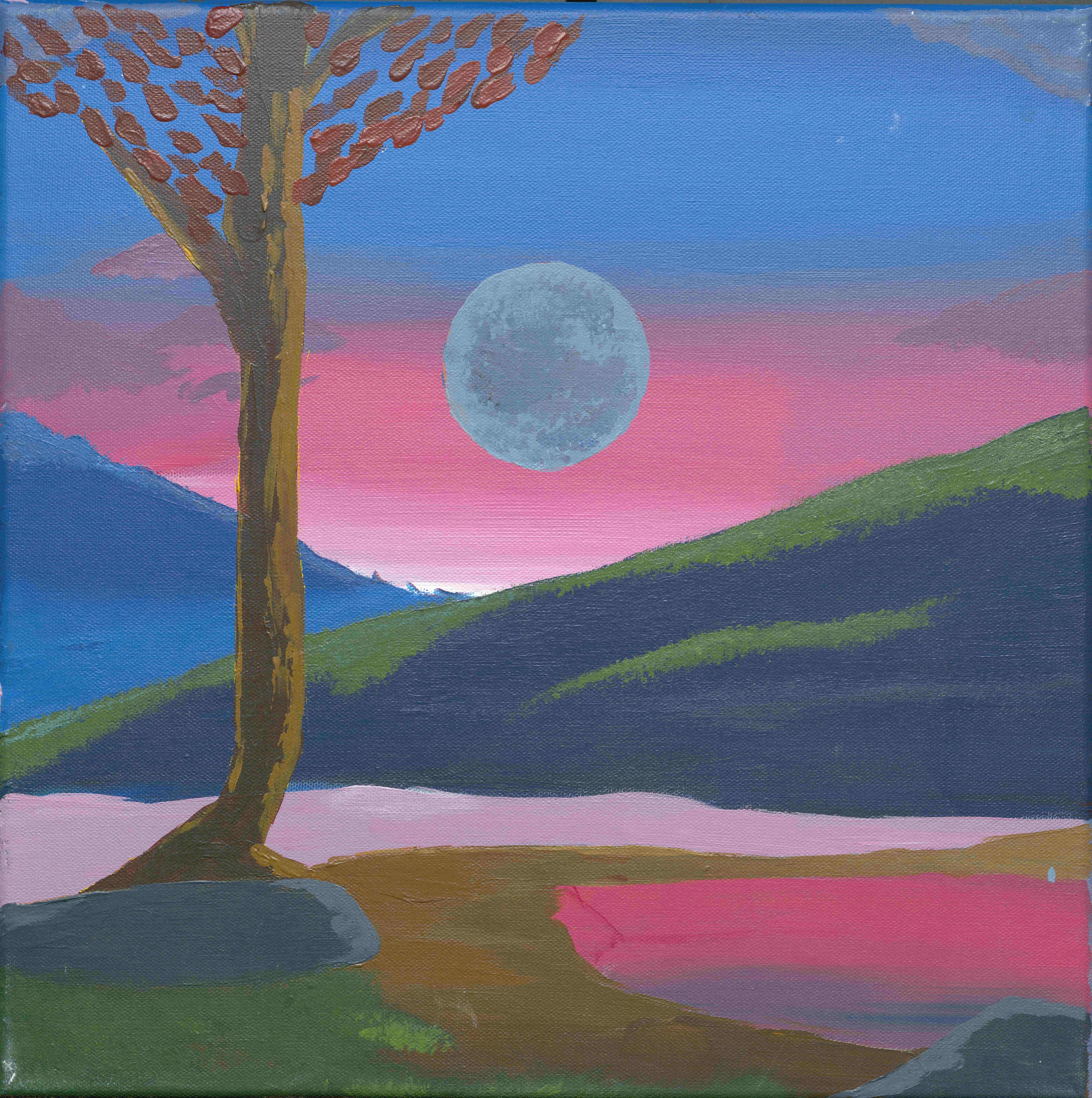 Landschaft am Mond - Mirko Lassalle 1
