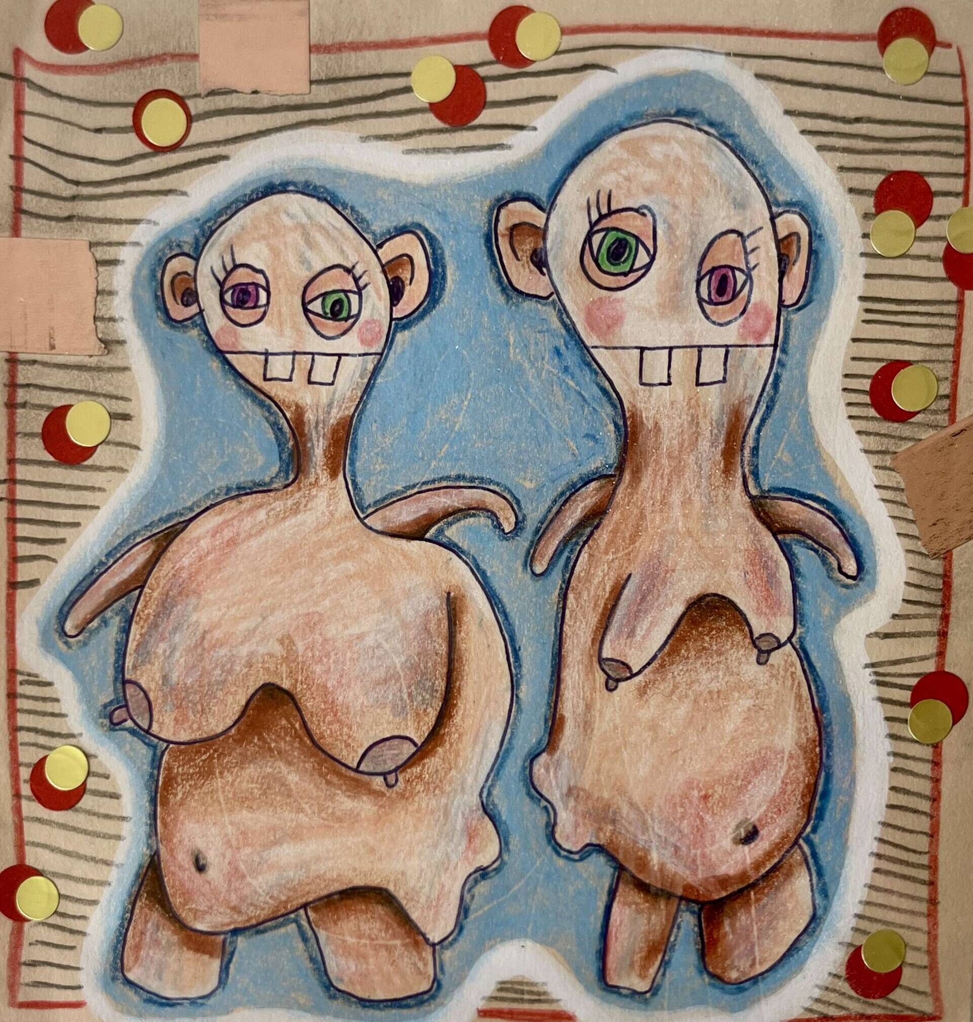 Serie 1: "Oach guck doch mal ...", kleine Schweinchen - Lara Burgmann 2