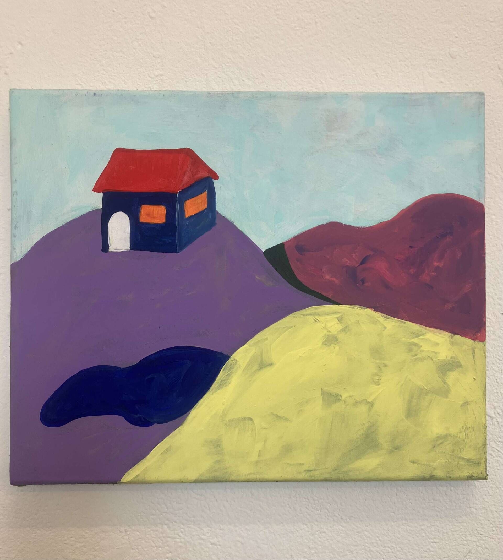 Bergsee mit Hütte - Amadea Blaut 3