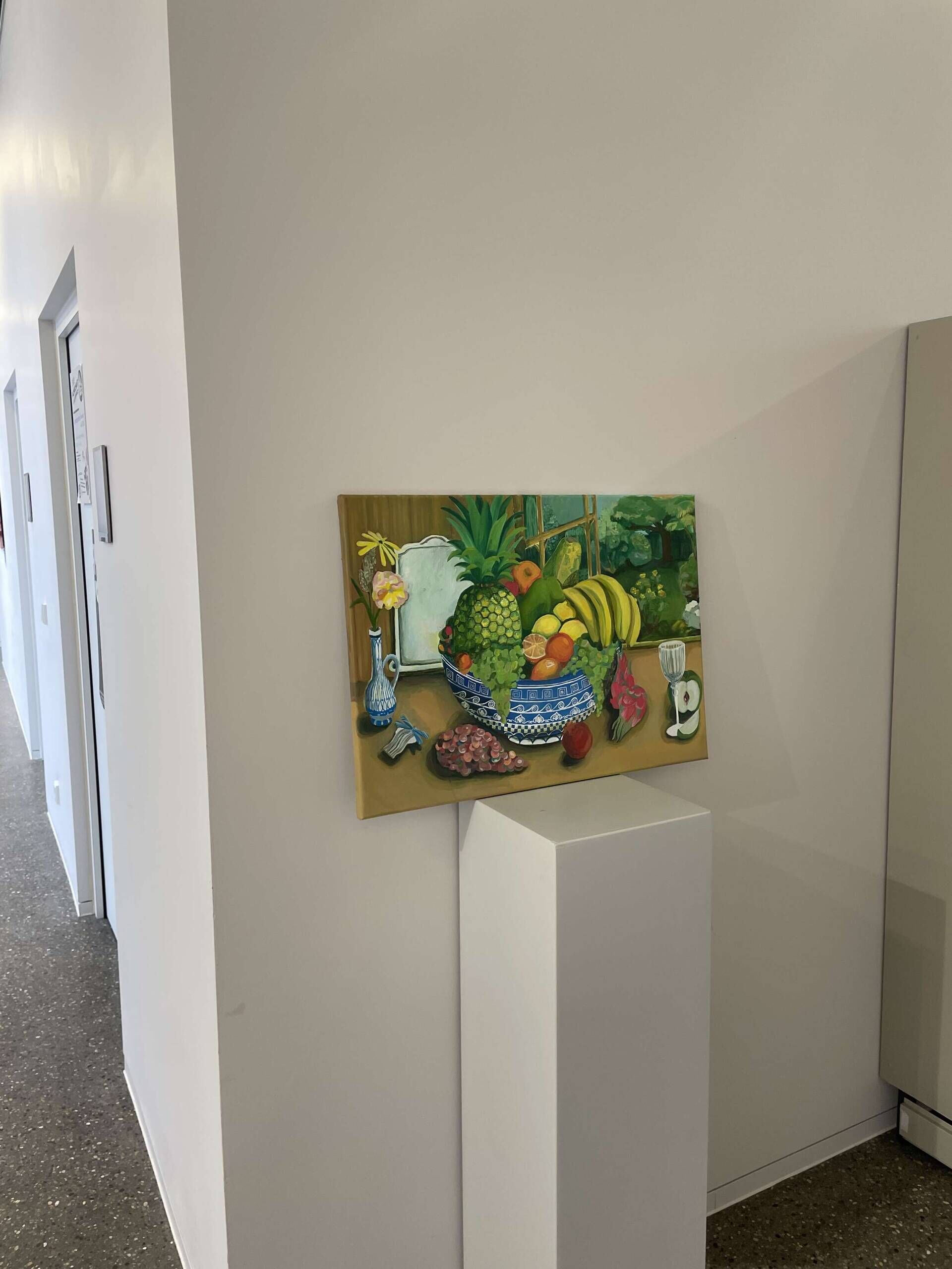 Stillleben mit Obstschale - Delja Wilfert 2