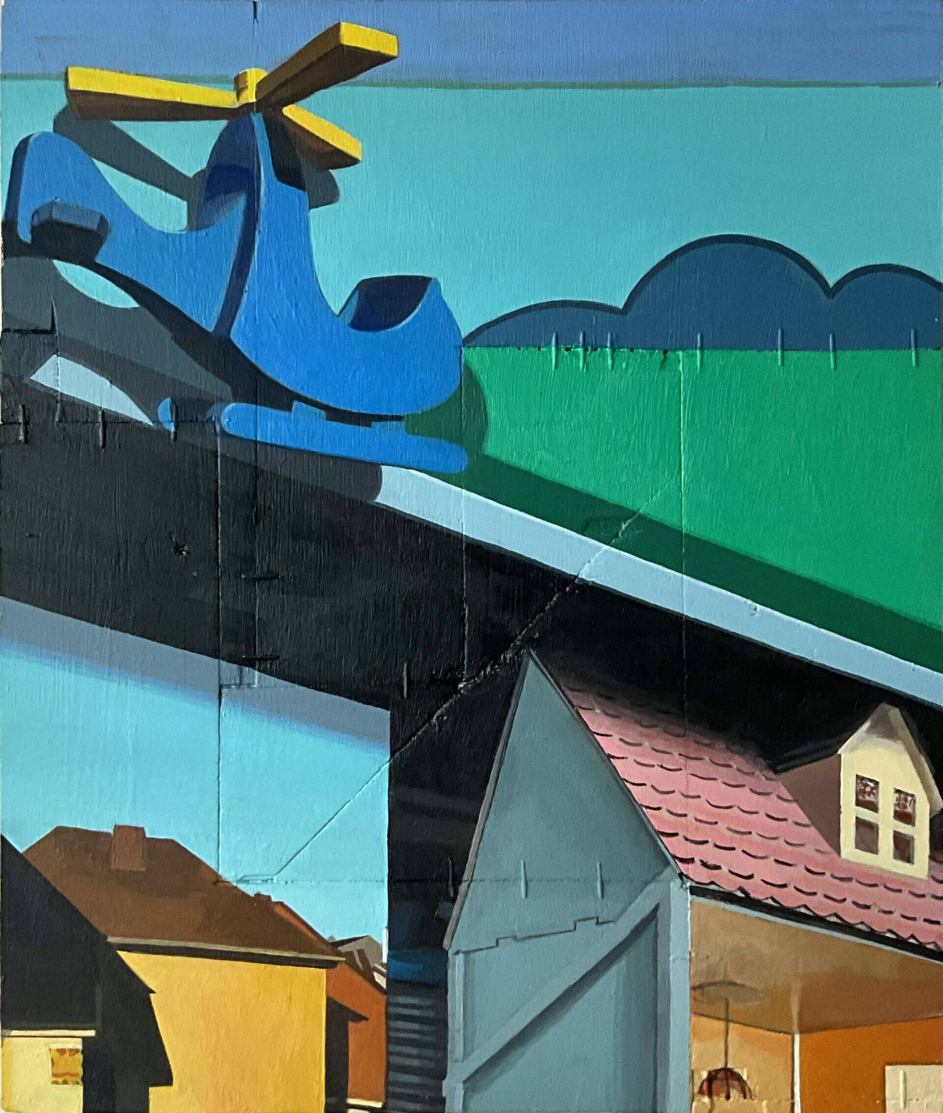 Blauer Helikopter - Lukas Franz Zimmermann 1