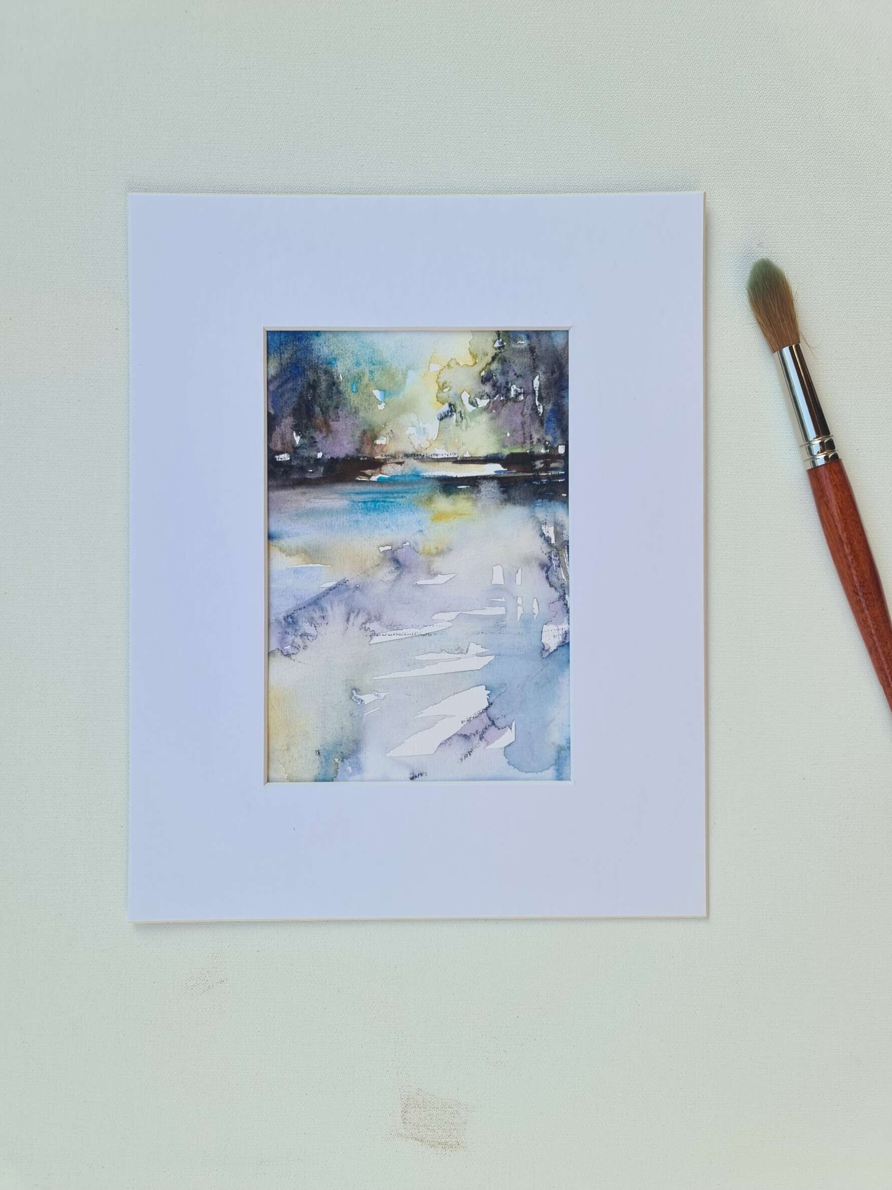 Aquarell am See 5 - Annegret Mainz 3
