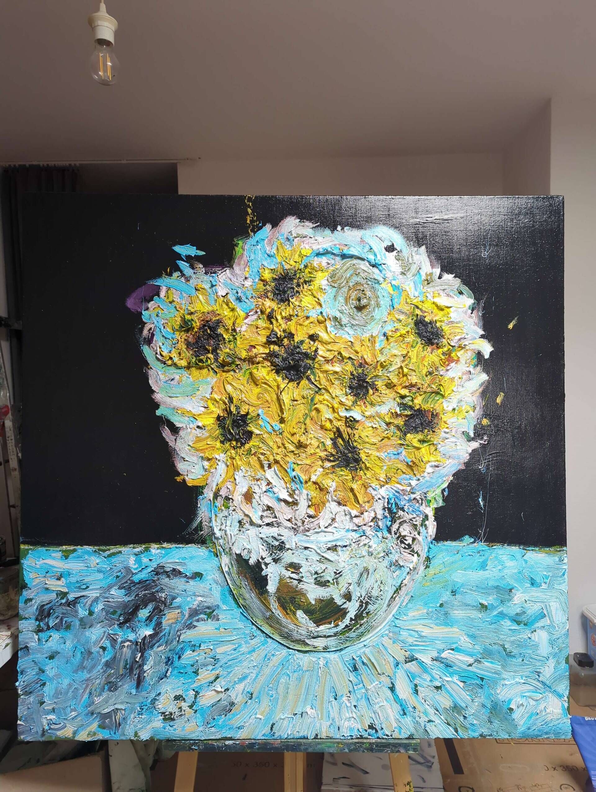Sonnenblumen in Vase - Michael Tauschke 2