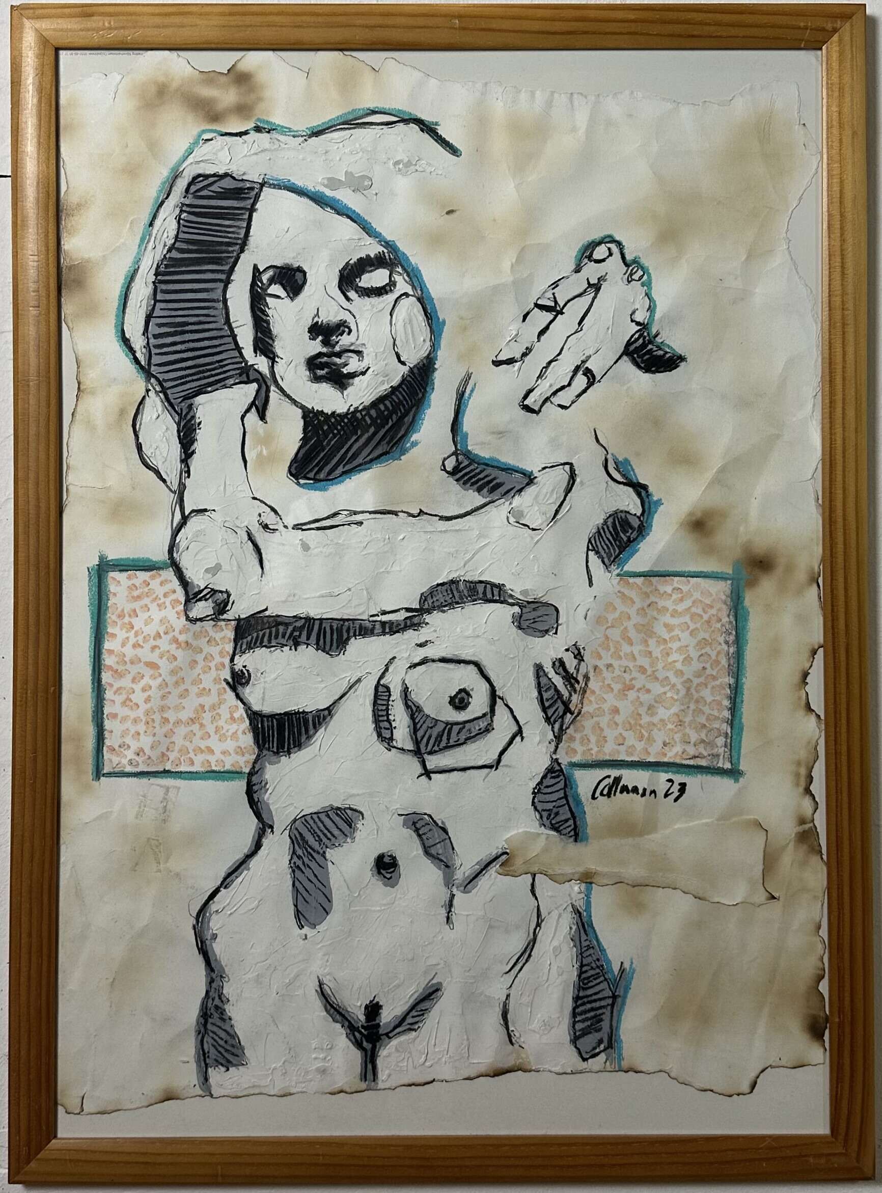 abstract act, burned  - Martin Collmann 1