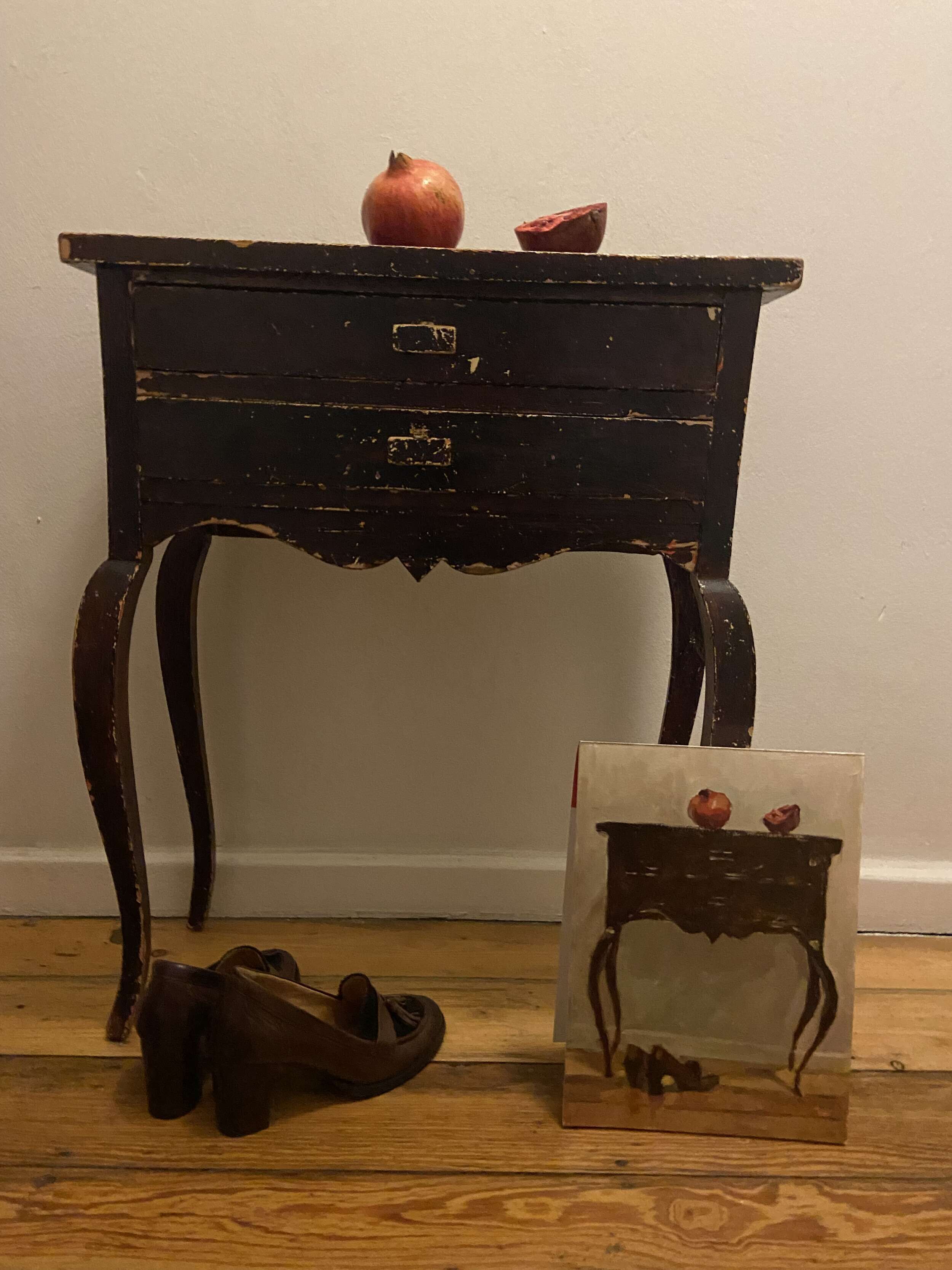 Granatäpfel auf der Kommode  - Lilli Geyer 2