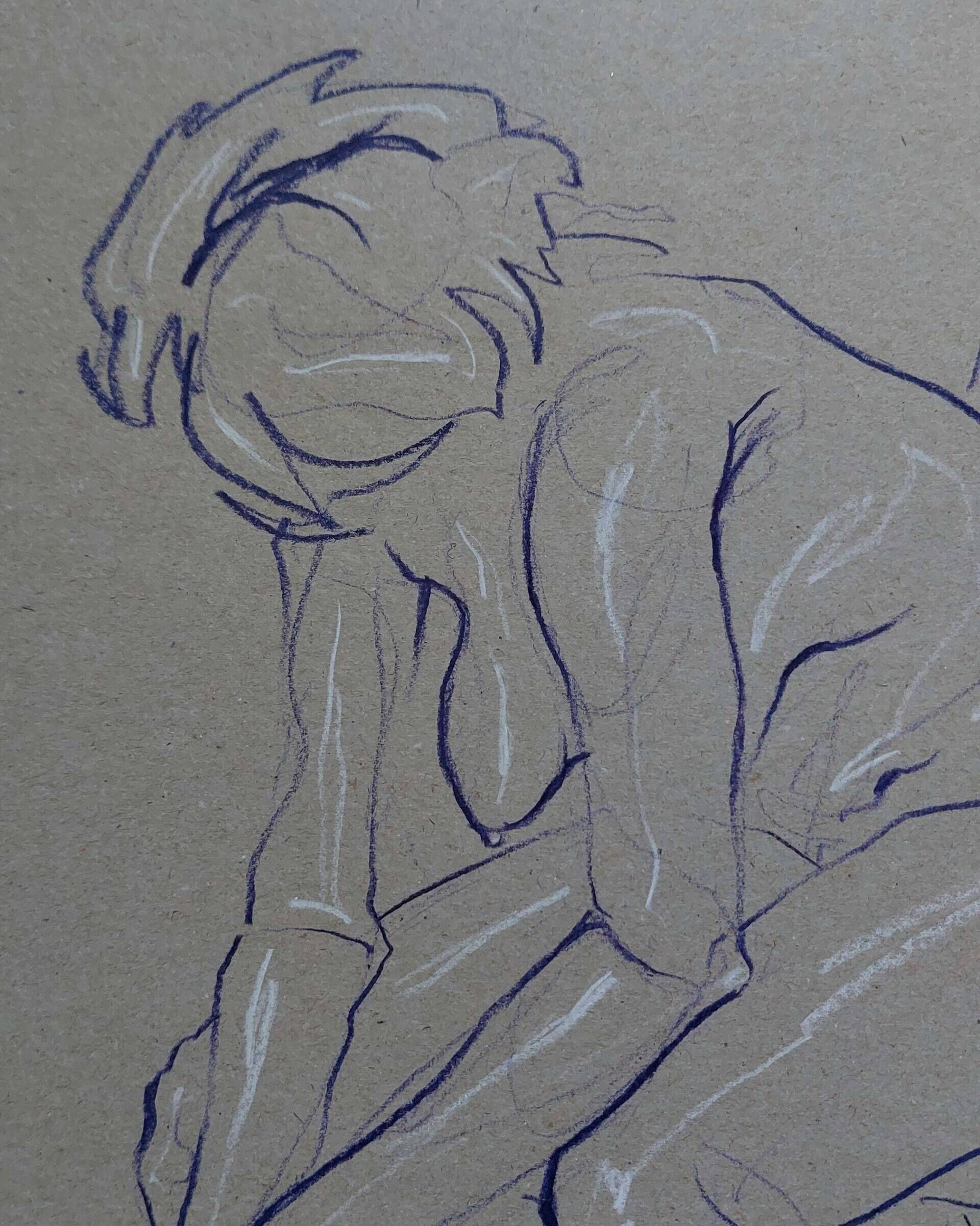 Sitzende weibliche Figur - Alexander Straub 3