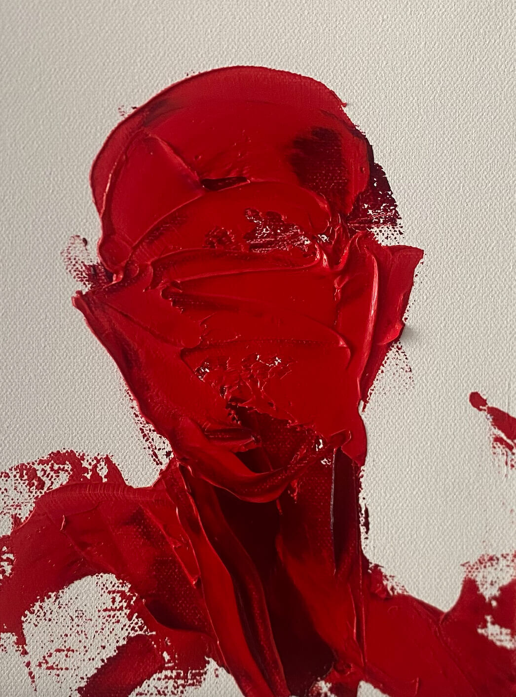 Selbstportrait Rot I - Leonel Perez 1