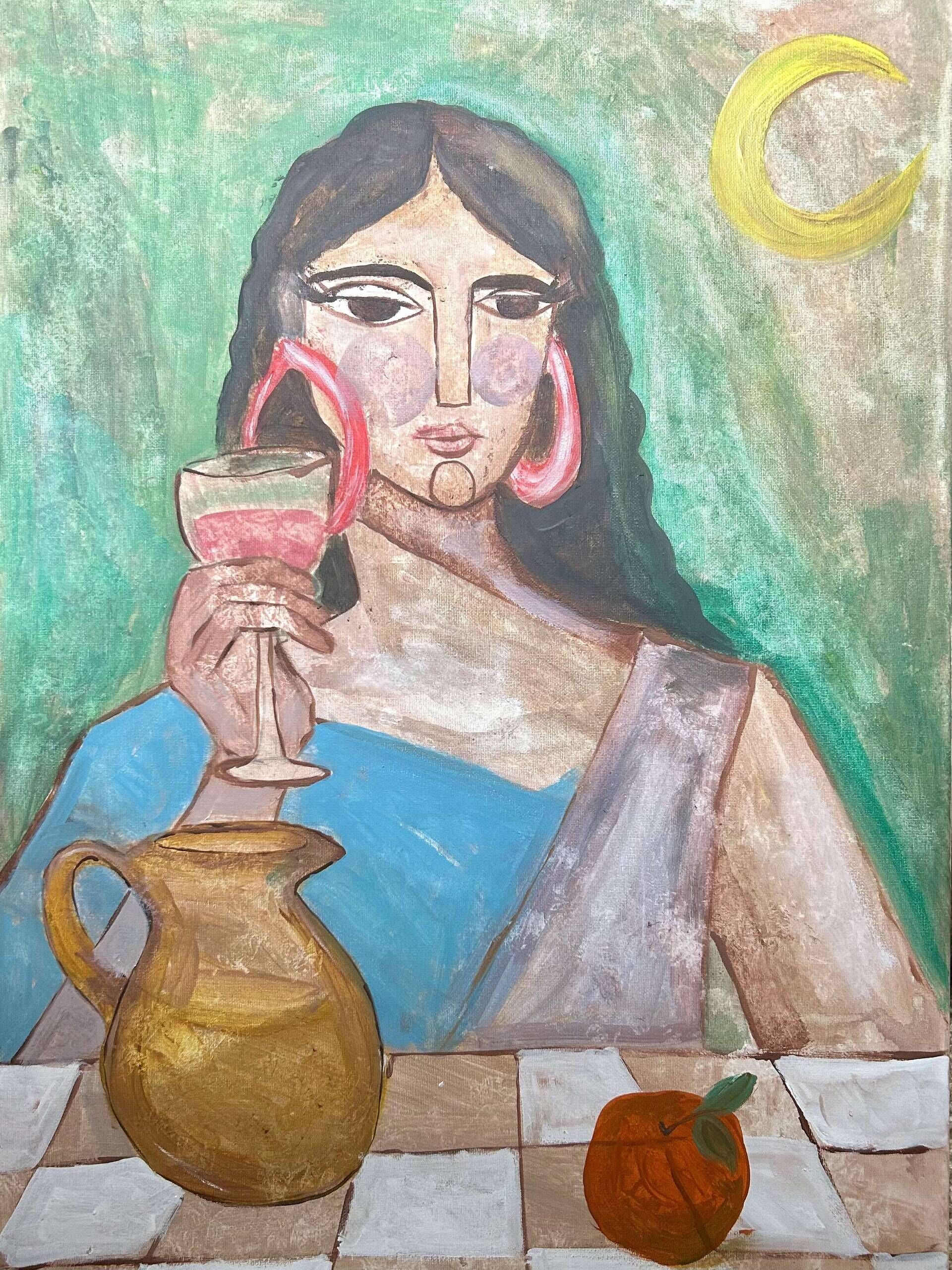 Figur mit Glas  - Ana Carmona Hernandez 3