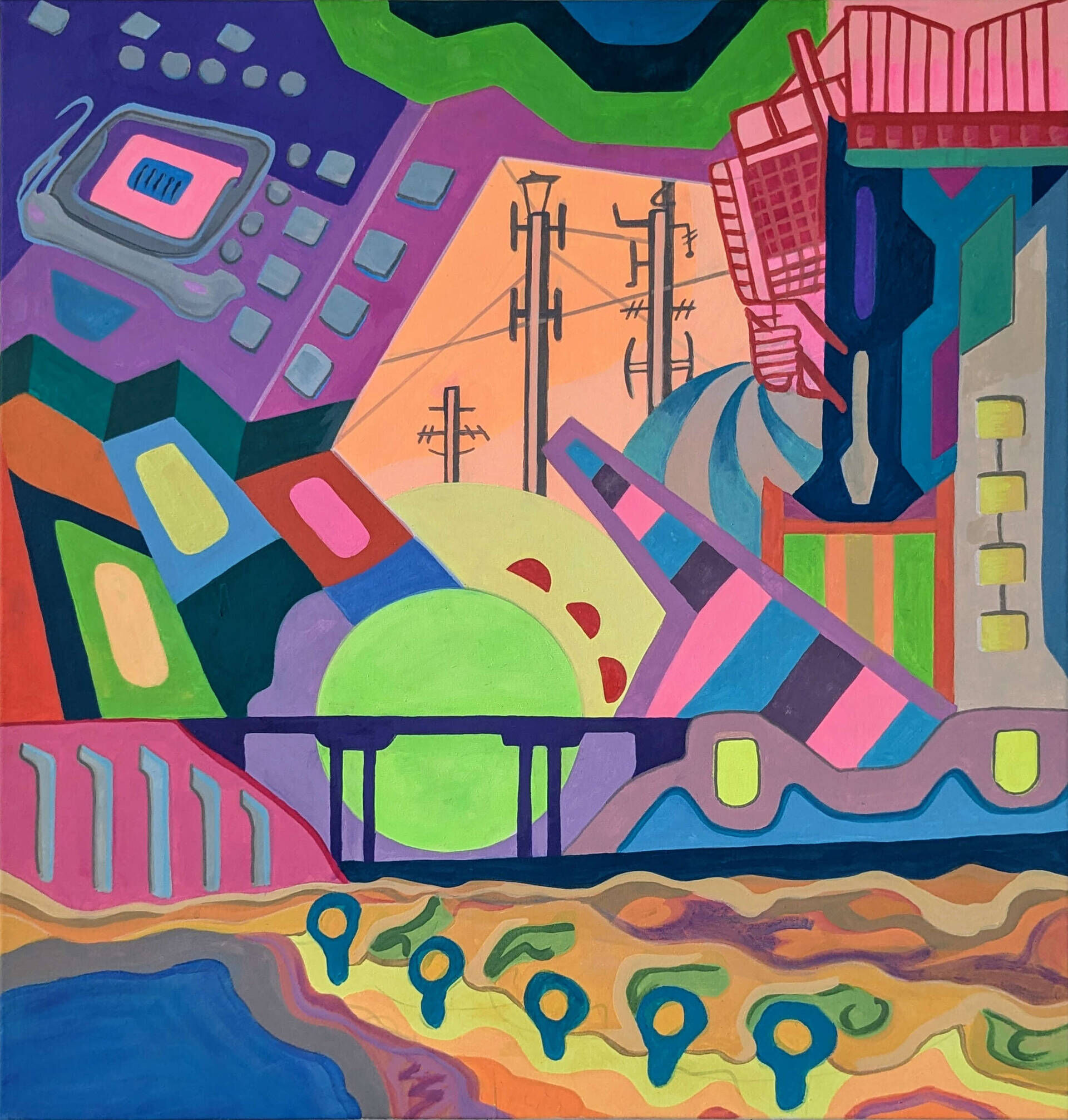 Artificial cityscape - nein 1