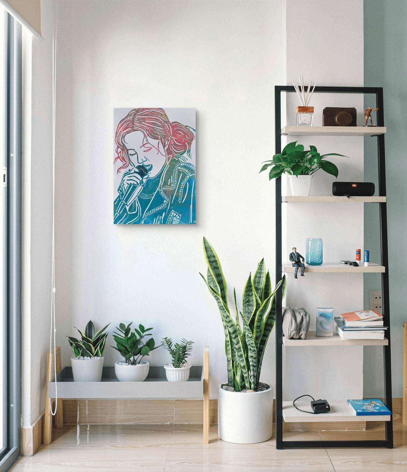 ROSE Linolschnitt 02 - Sybille Stein 6