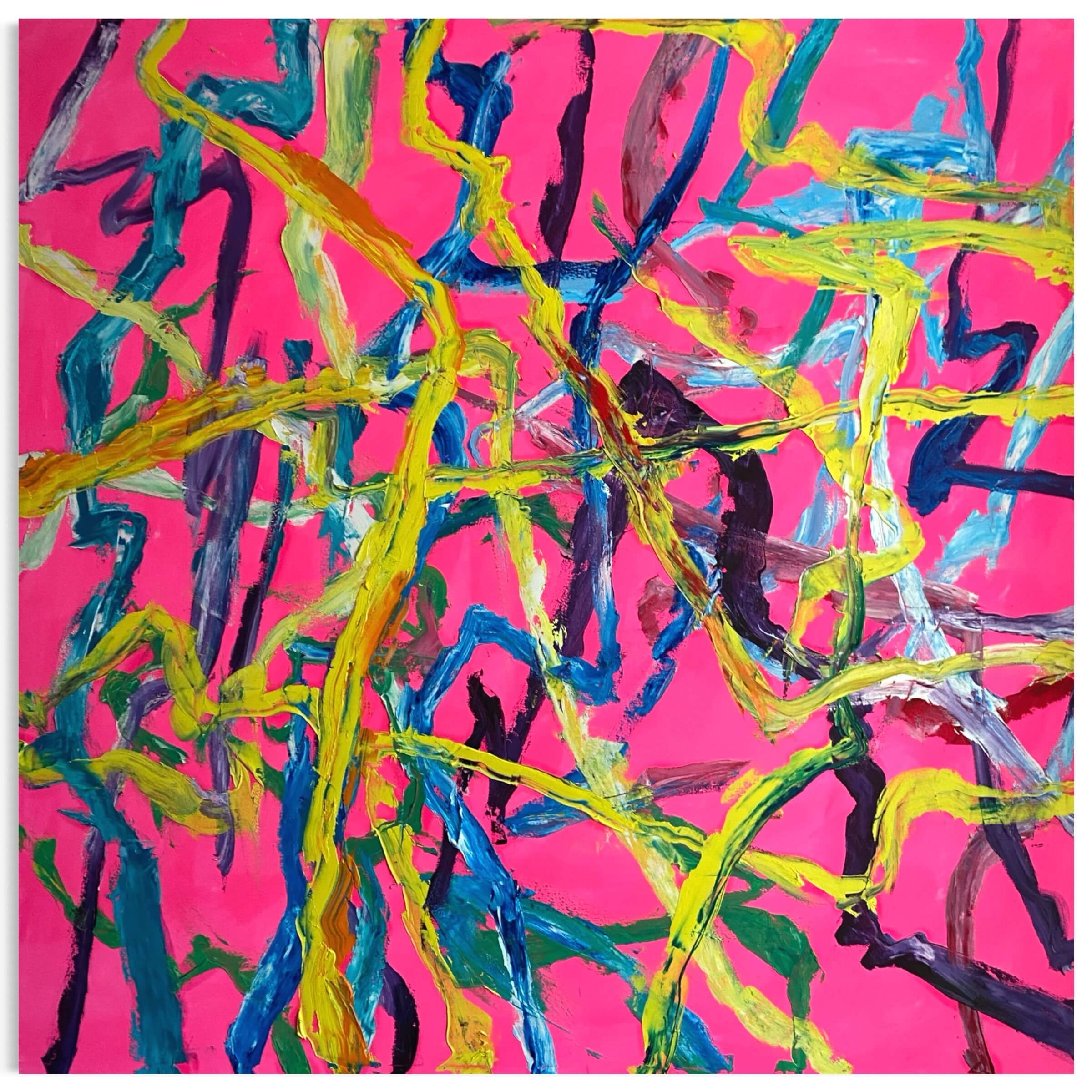 Abstrakt Magenta  - Leonel Perez 1