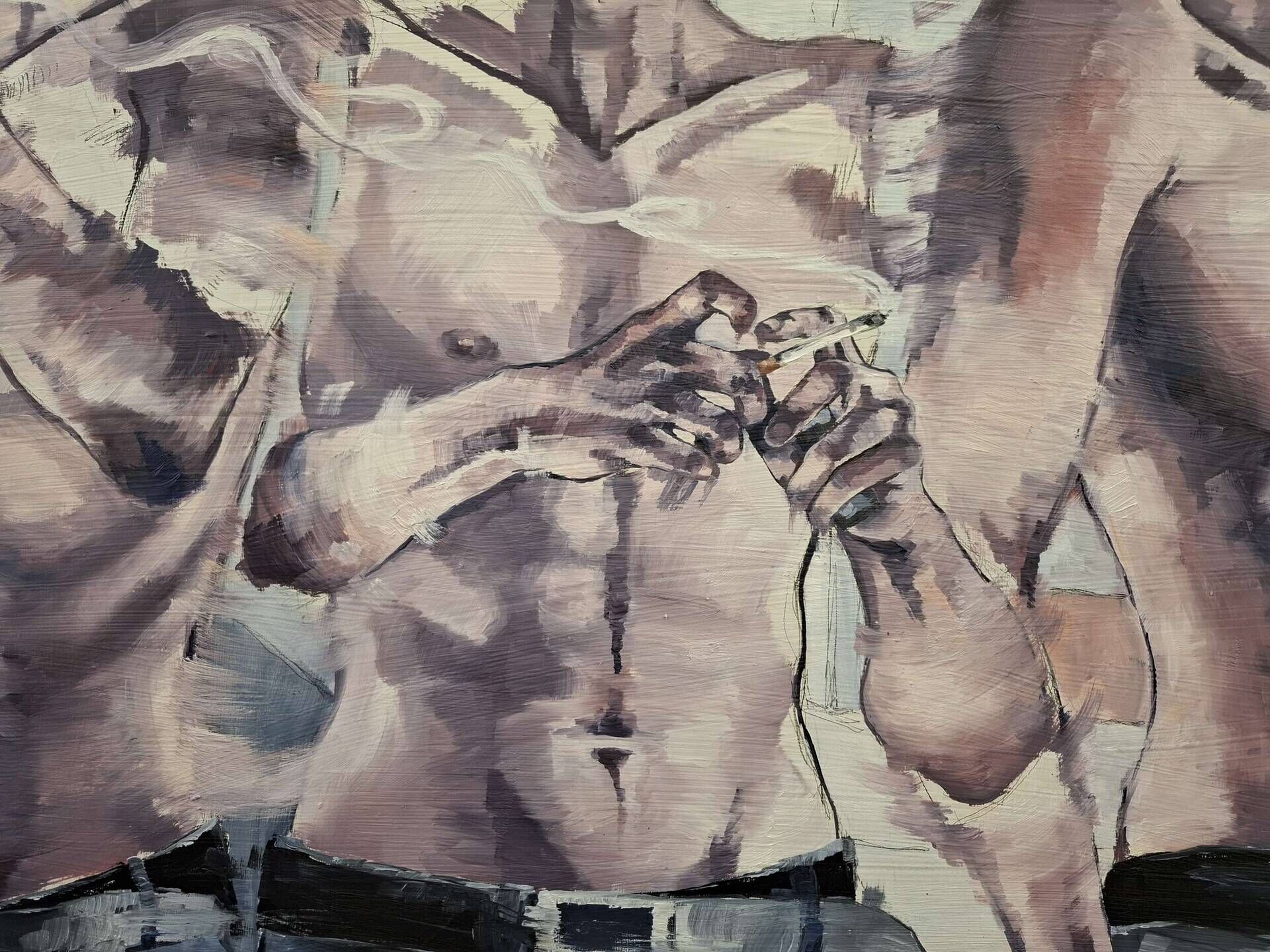 Bewegungsstudie Rauchend - Jasmin Ringer 3