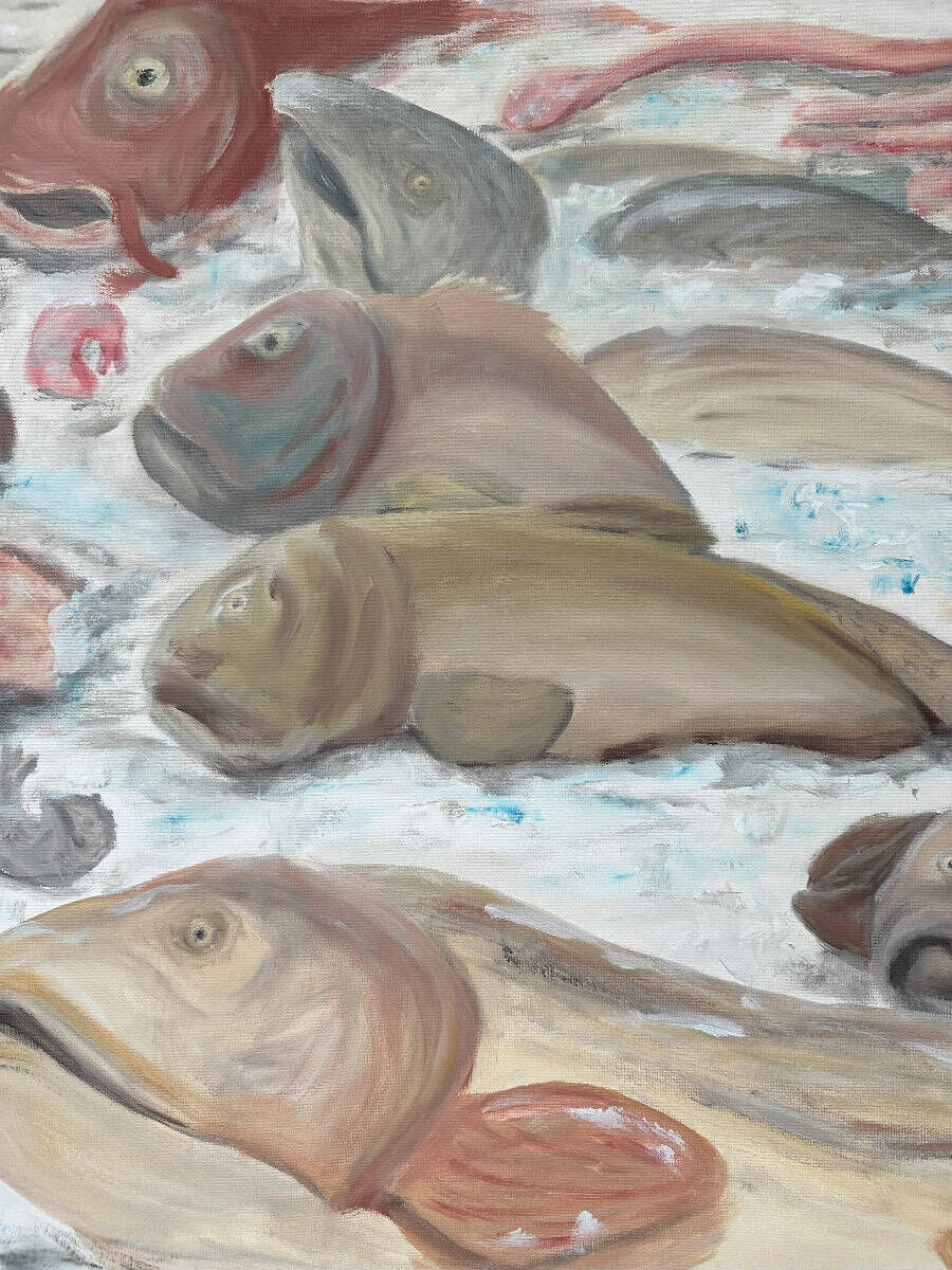 Fische auf Eis