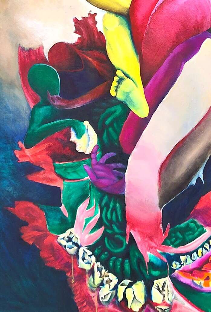 Bunter Engel mit Blumen - Fabio Lorenzo 2