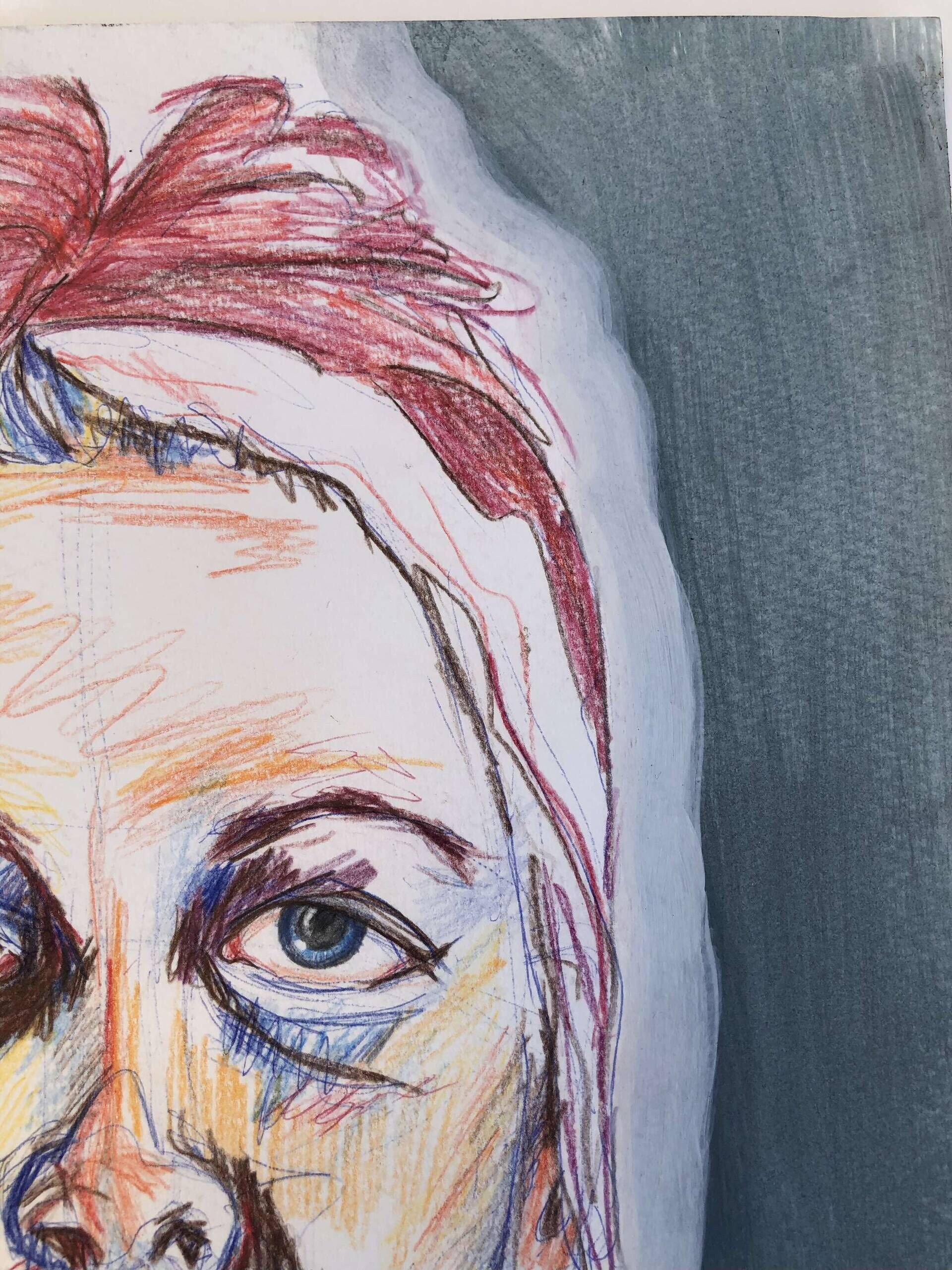 Frau mit Rotem Handtuch - Marlene Pauer 3