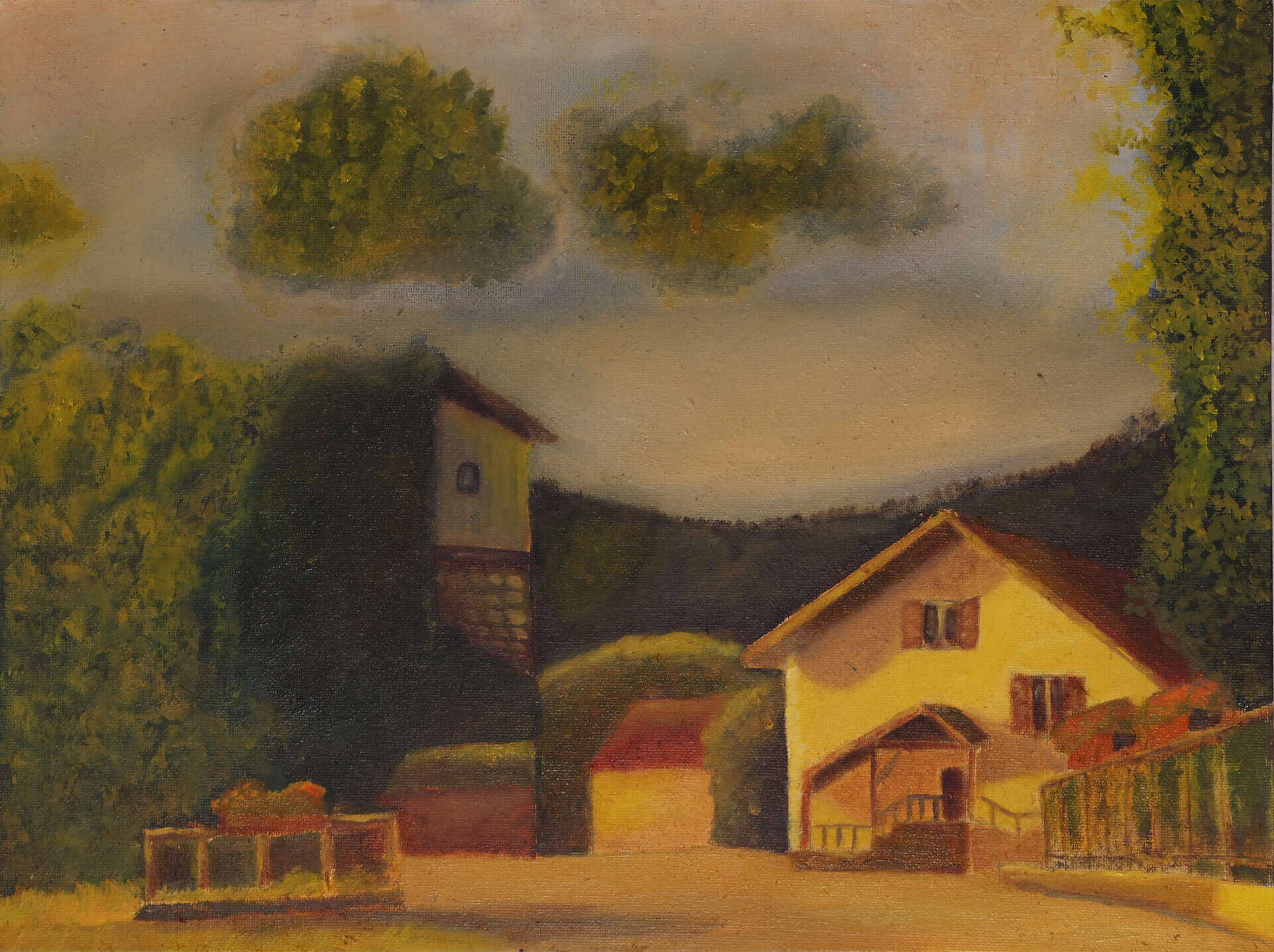 Dorf unter dem Nebel - Mirko Lassalle 1