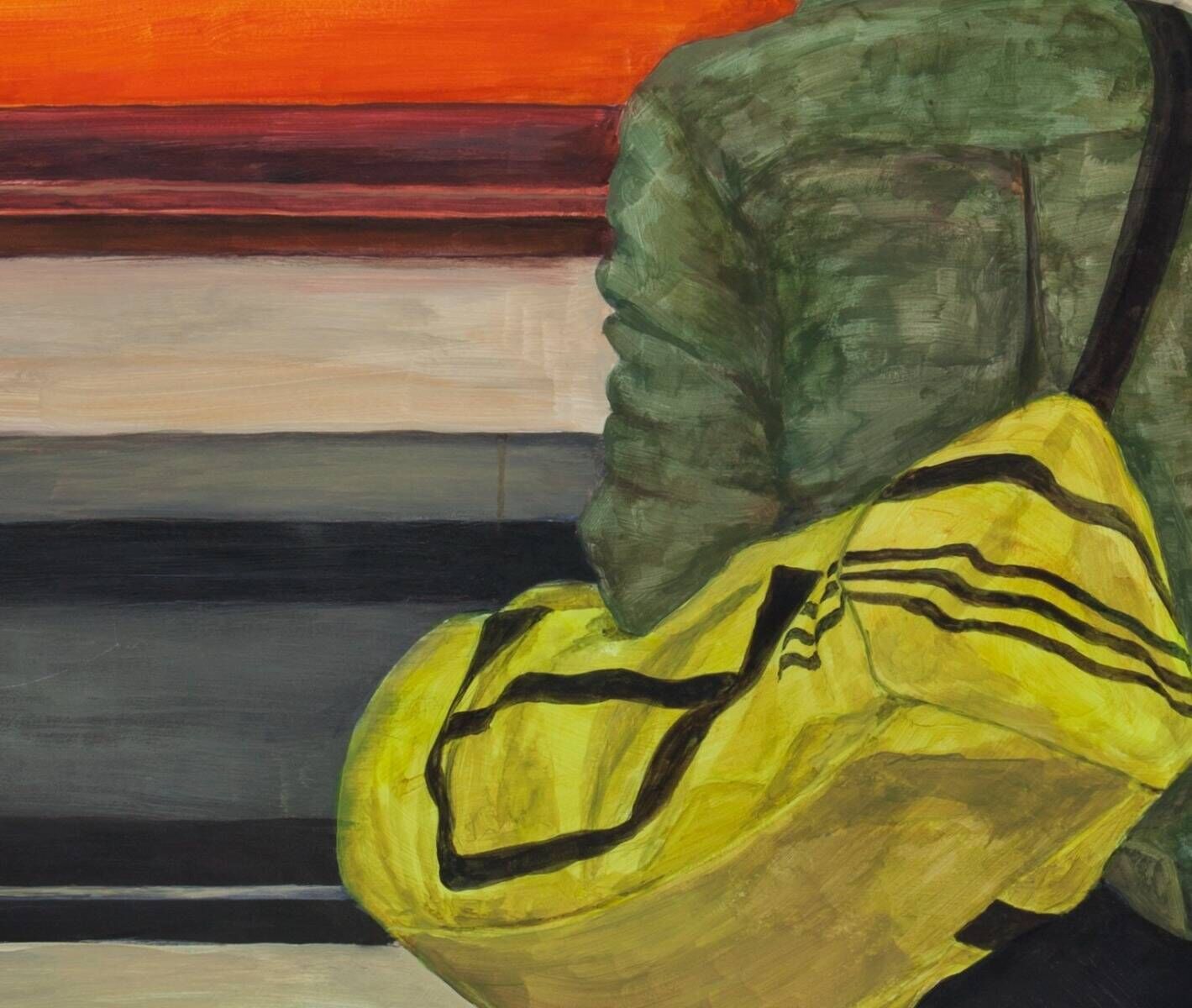 Girl with the neon Bag