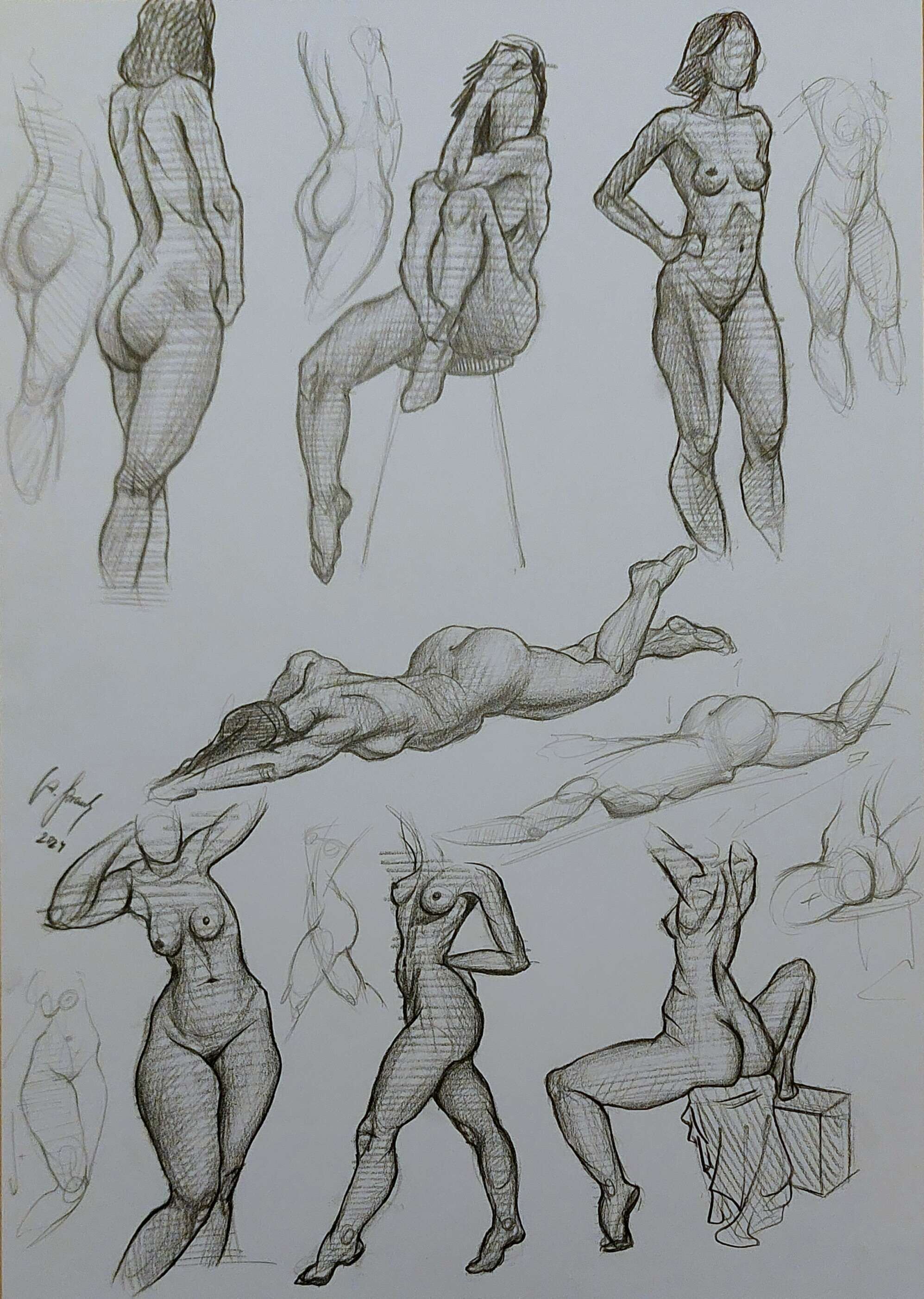 Aktstudien  - Alexander Straub 1