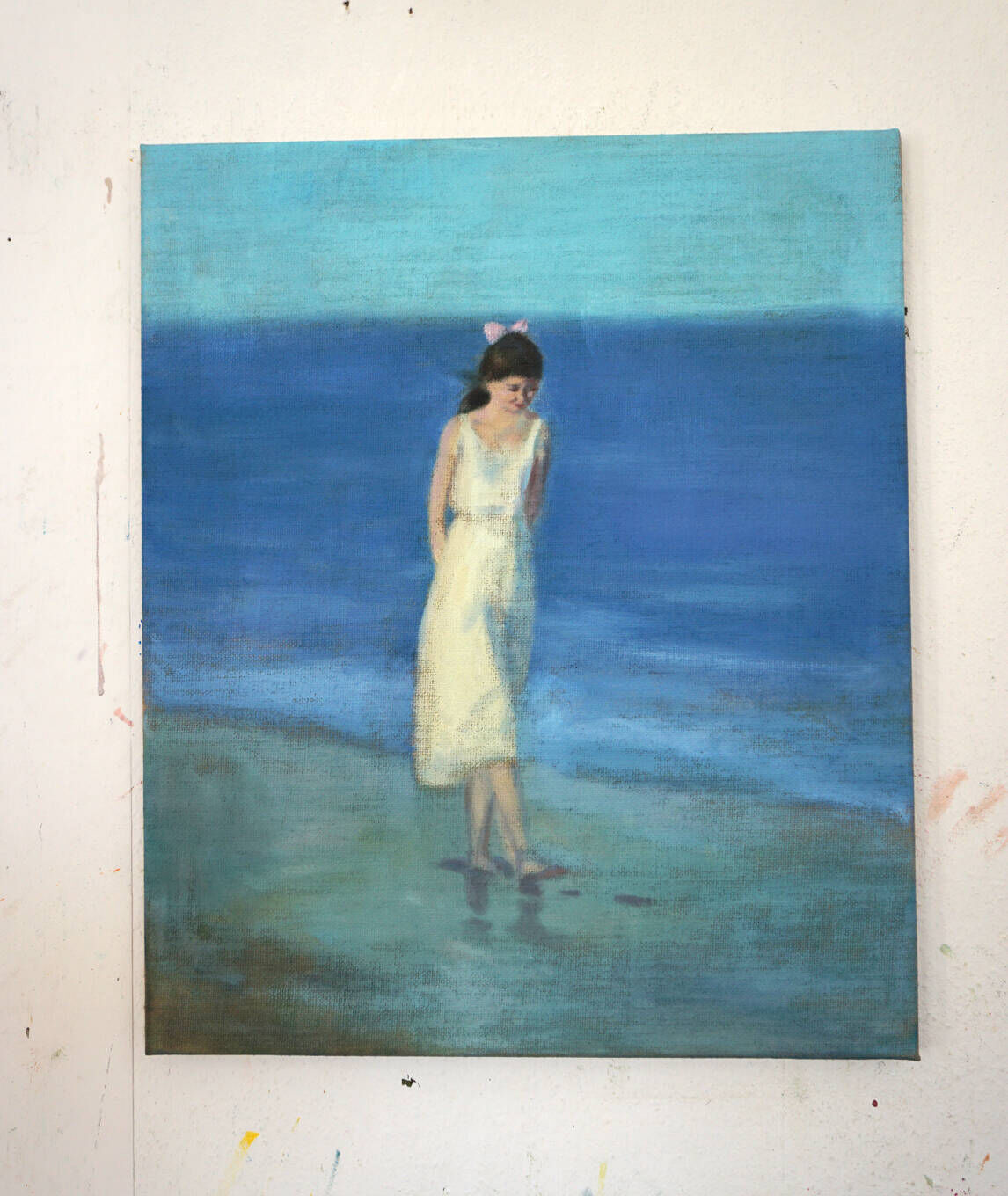Frau am Meer III - Christian Herzig 1