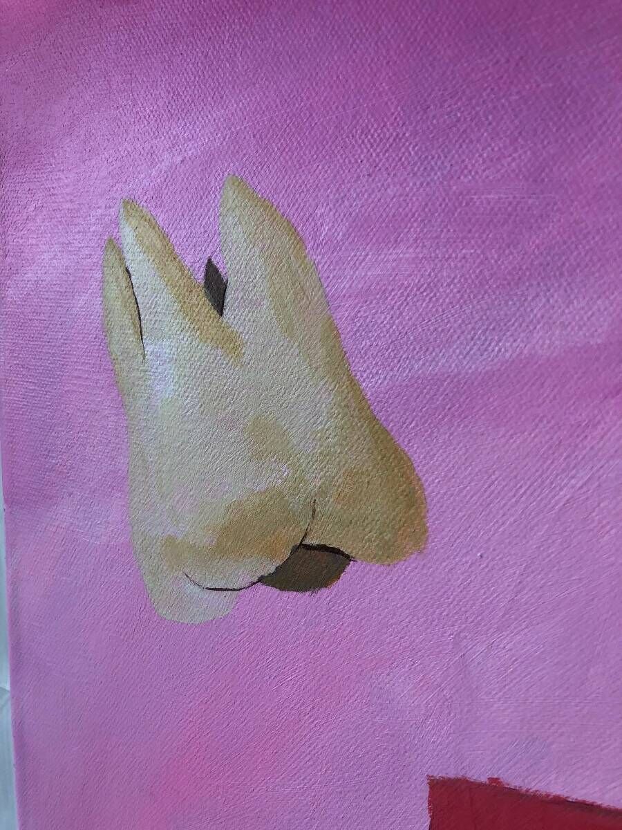 mitten in die fresse