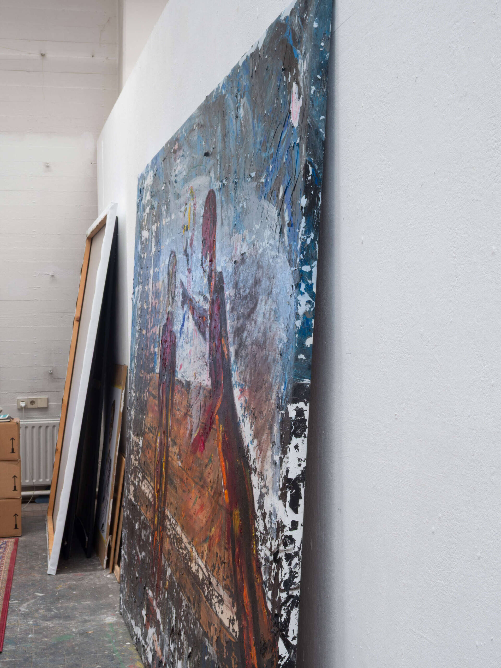 Kirche mit Figuren - Leonhard Mihm 1