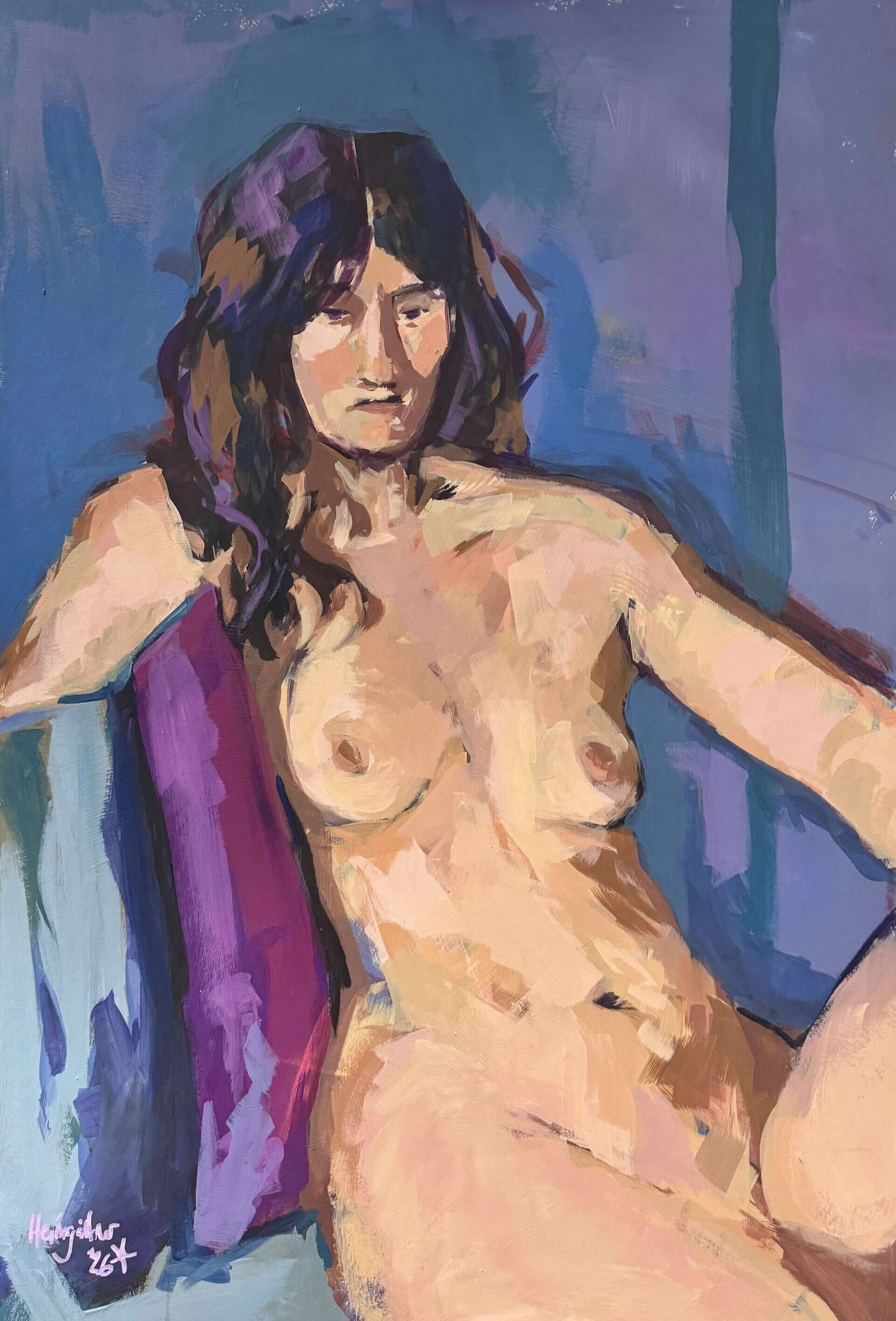 Blauer Akt - Daniel Heimgärtner 1