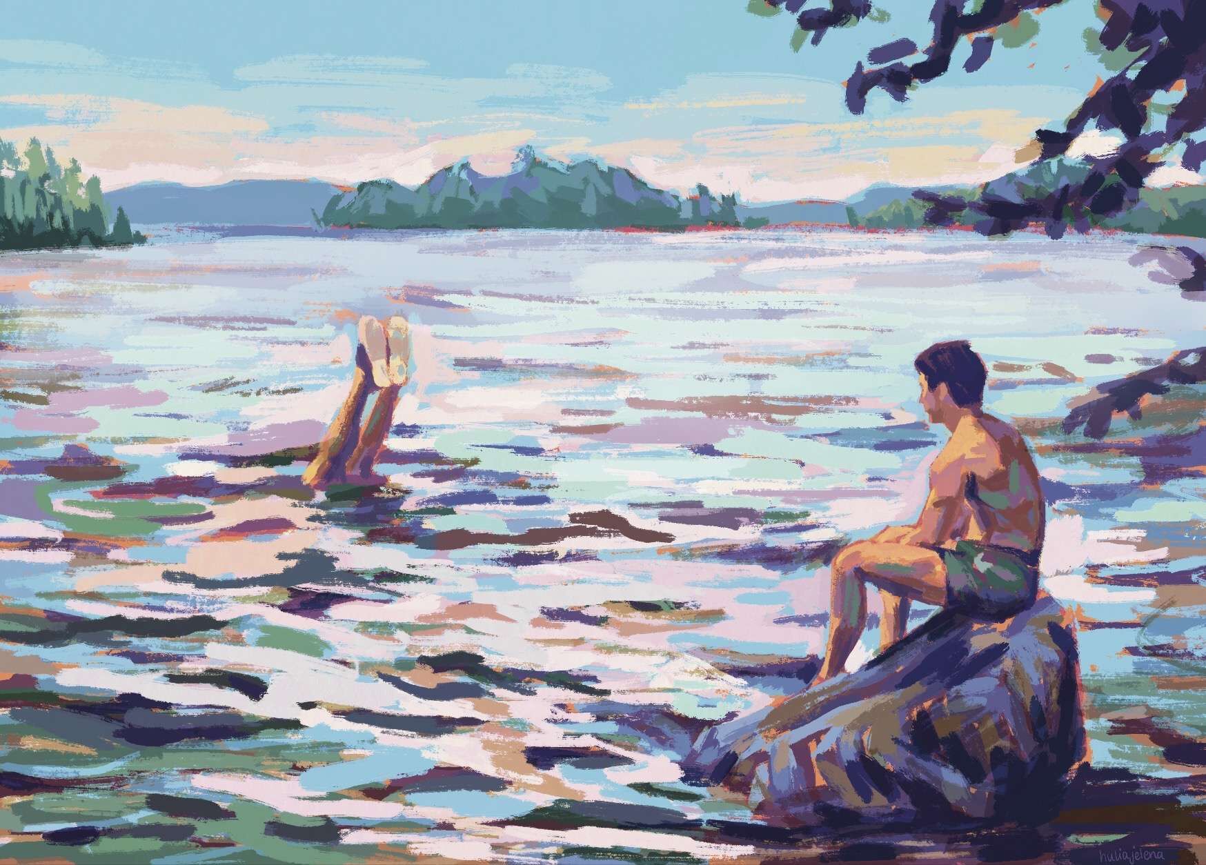 in the water - Julia Helena Ettenhuber 2