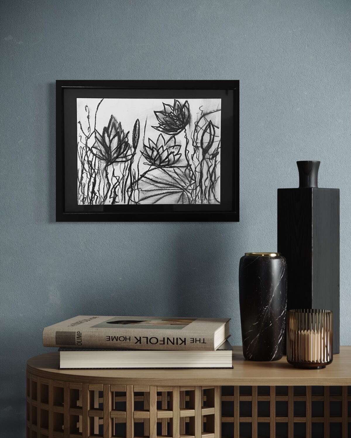 Waterlilies Dream 1 gerahmt - Martina  Schepperle  4