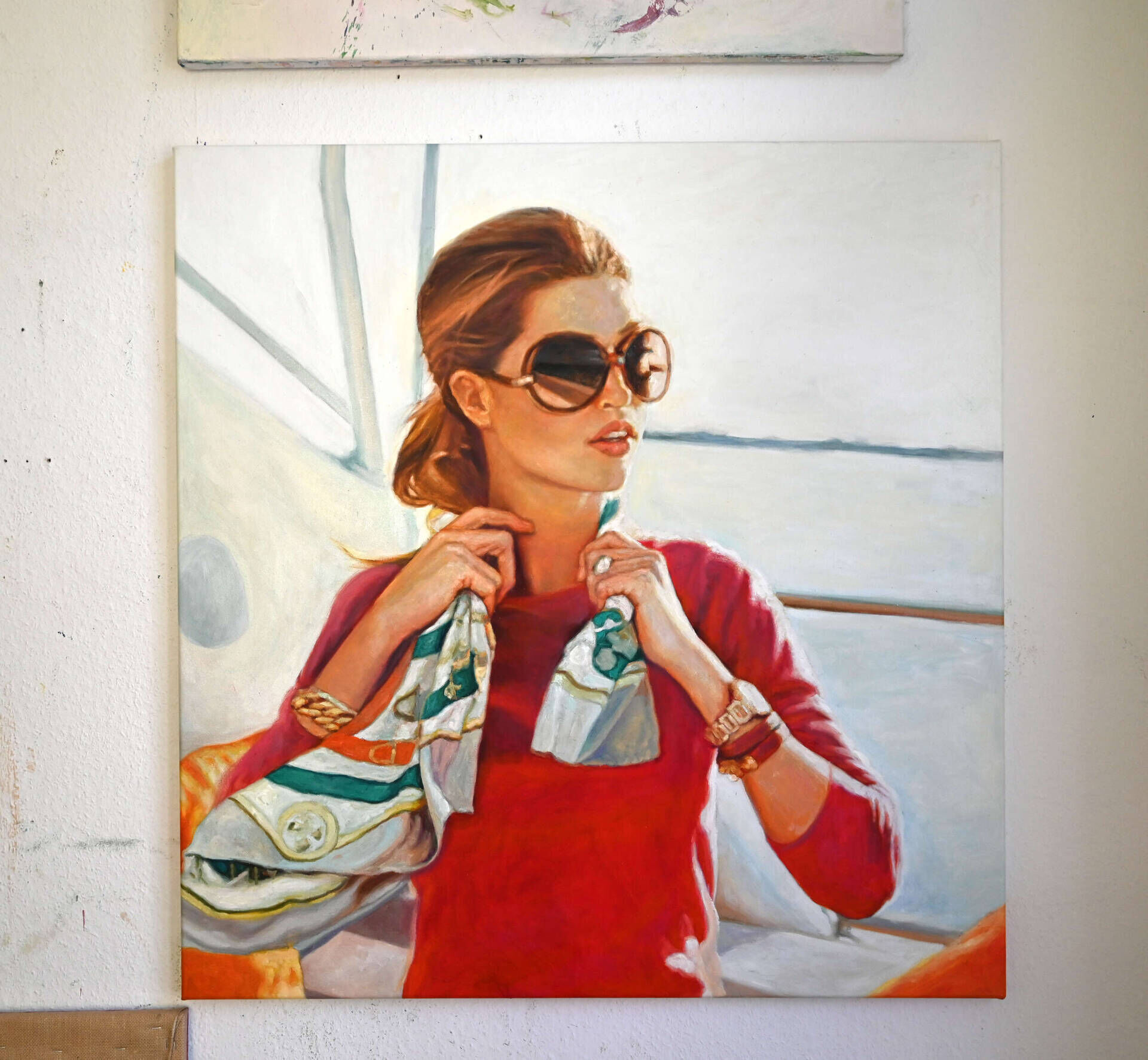 Frau mit Sonnenbrille - Christian Herzig 2