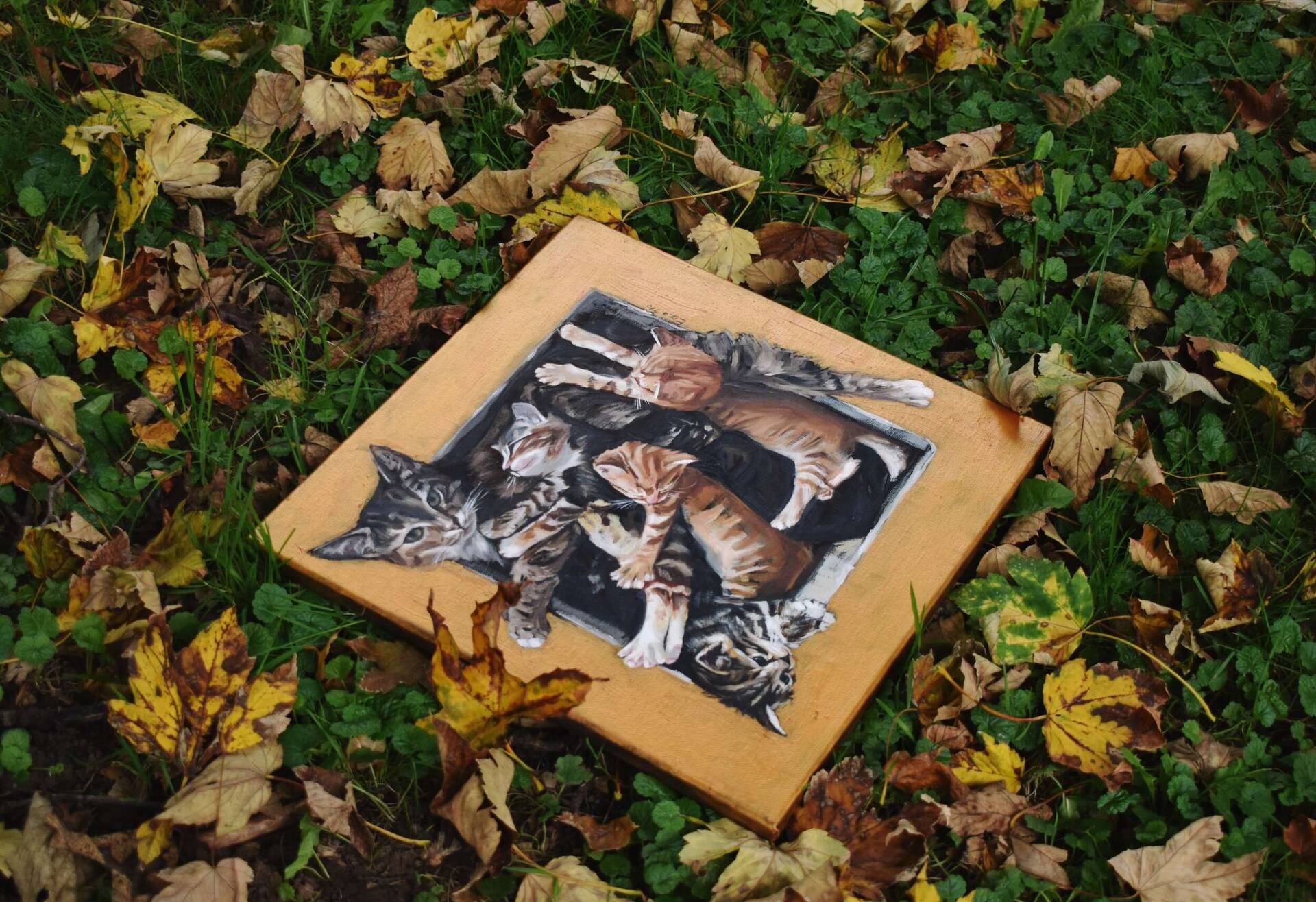 Golden Cat Square - Elza Slo 4