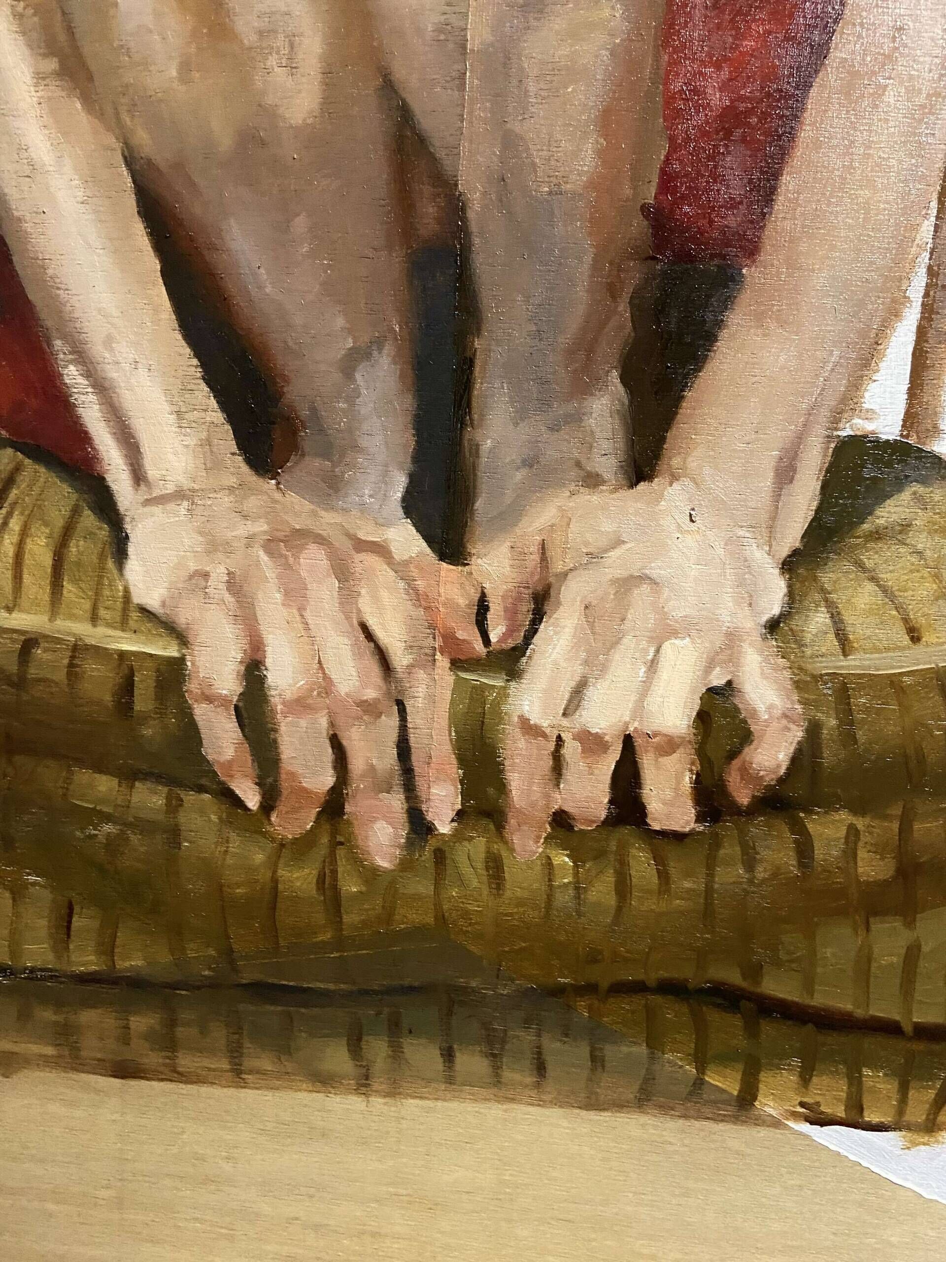 Elisa auf grünem Stuhl  - Lilli Geyer 6