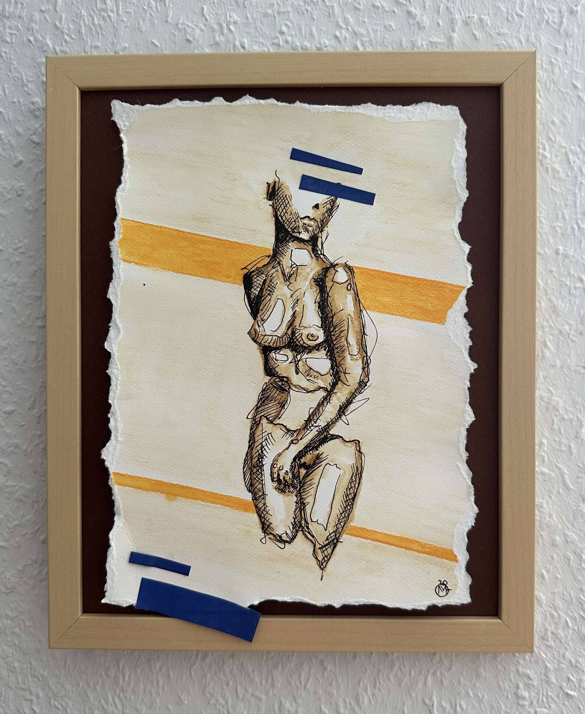 nude with blue stripes - Martin Collmann 2