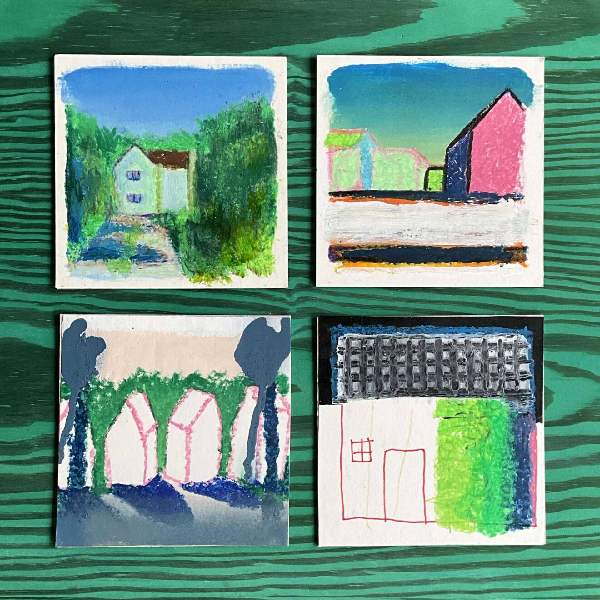 Set aus 4 Papierarbeiten, Nummer 14 - Lukas Franz Zimmermann 3