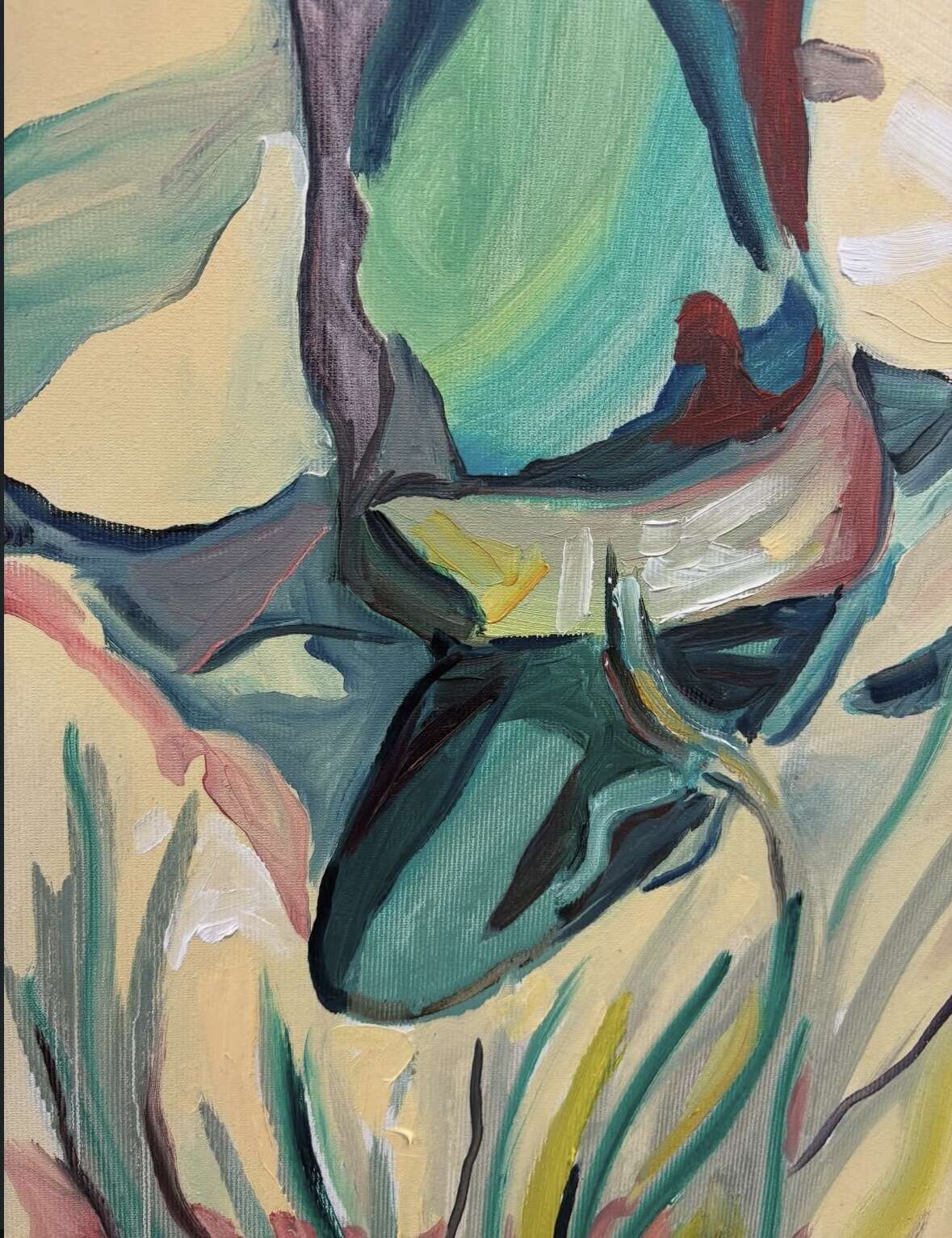 Einpflanzen und Festtreten des Halms - Jonathan Lützen 7