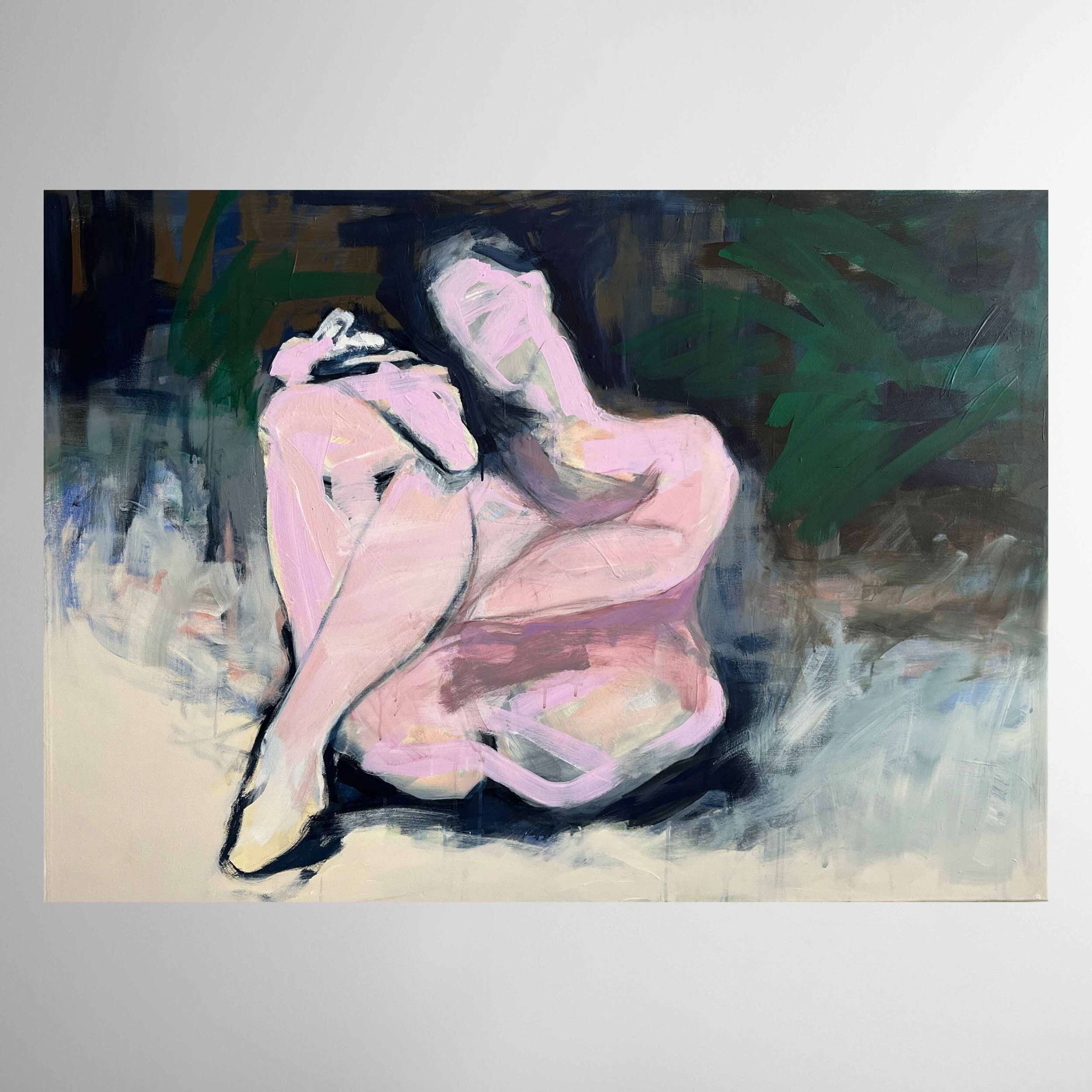 Her Stockings, Her Eyes - after Courbet - Anja Edelmann 3