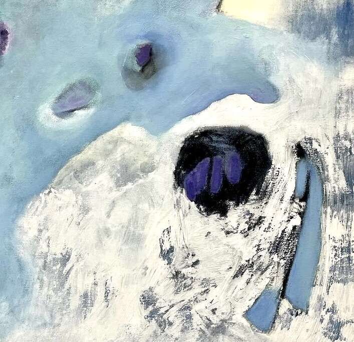 Blauer Schleier - Leon Tine 3