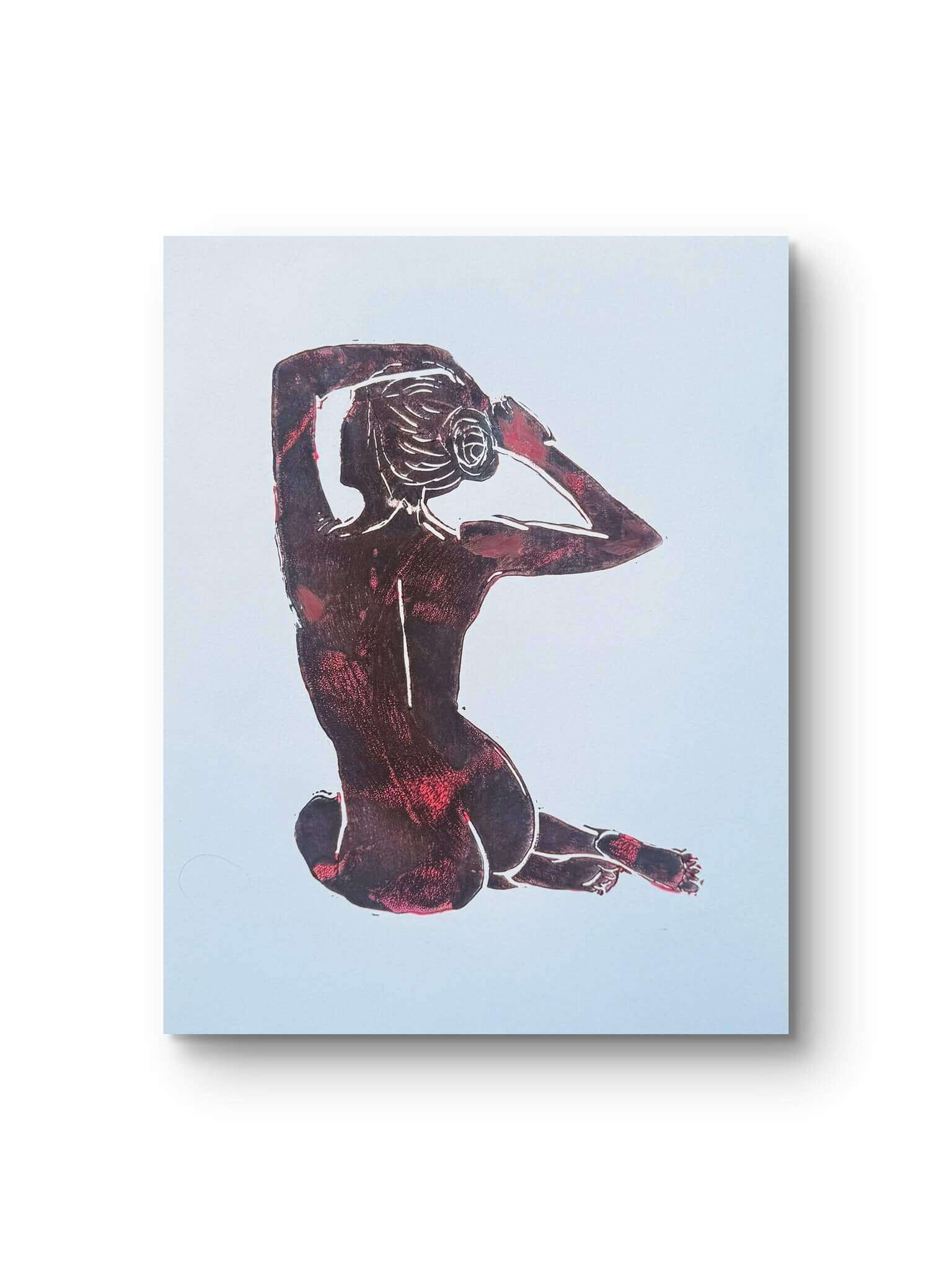 BODY 05 - Linolschnitt - Sybille Stein 2