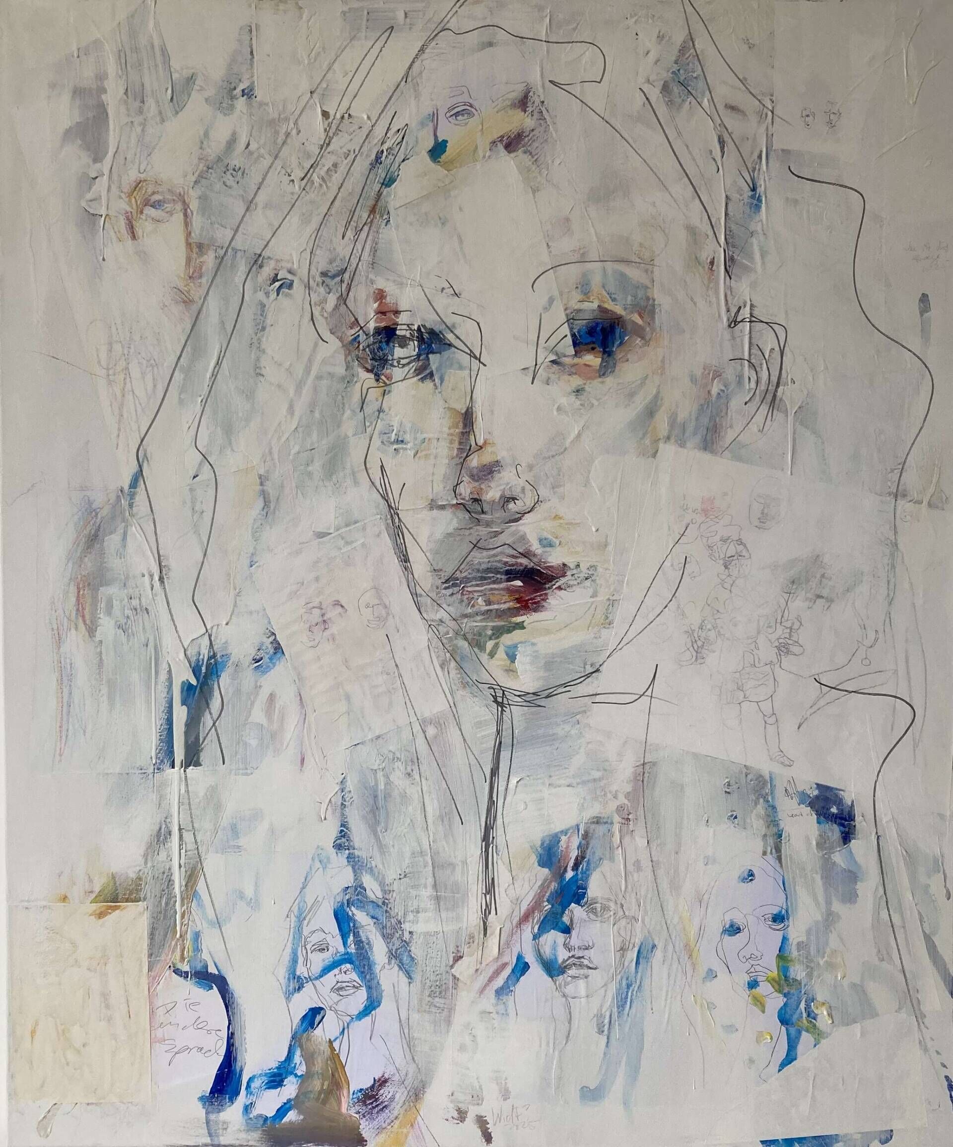 Portrait unter weiß ll - Kim Helbig 1