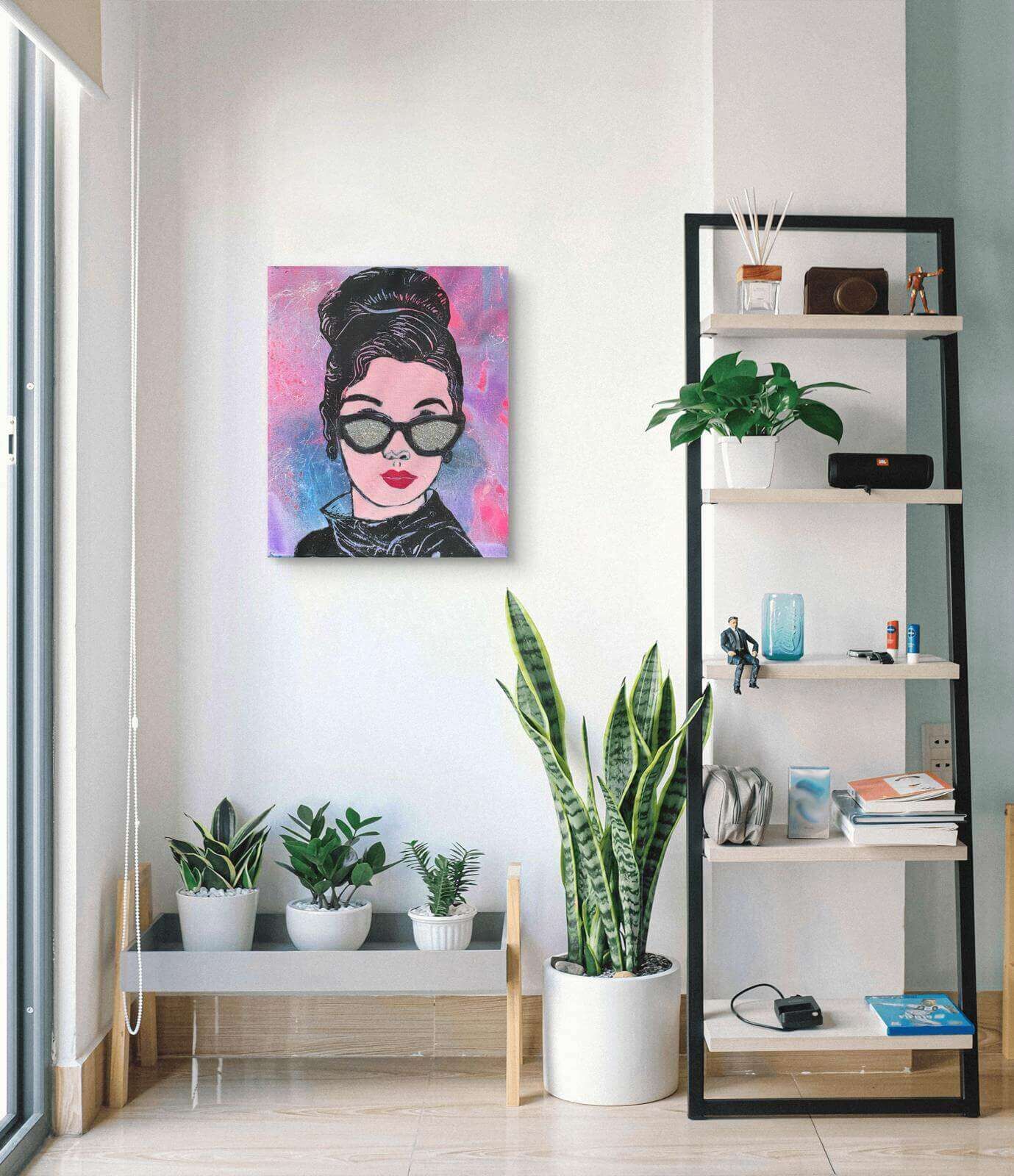 THE COOL COLOURGIRL 02 Linolschnitt - Sybille Stein 3