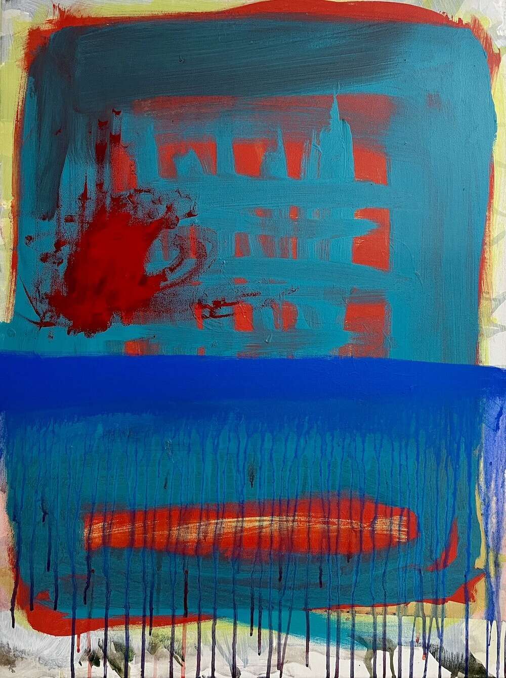 Blau schreit Rot - Barbara Wagner 1