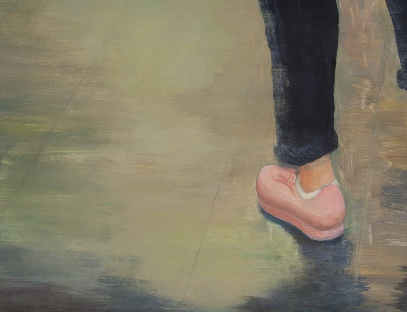 Girl with the neon Bag