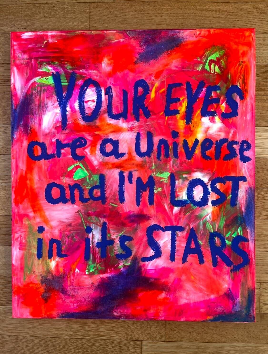 YOUR EYES ARE A UNIVERS AND I'M LOST IN ITS - Sara von Meer 1