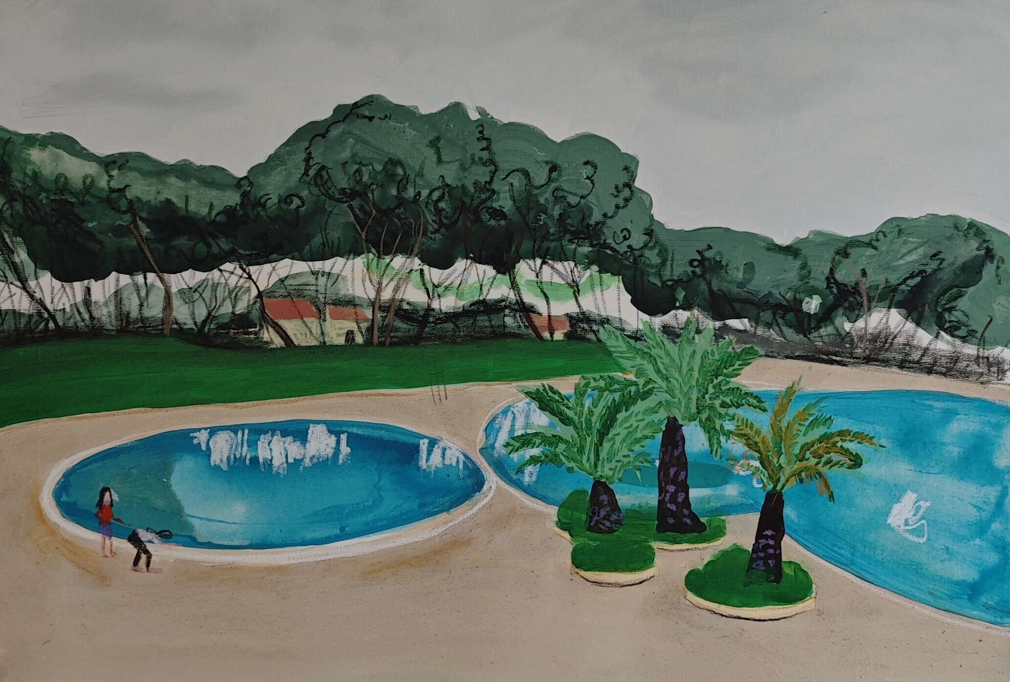 Am Pool - Ina Edera 7