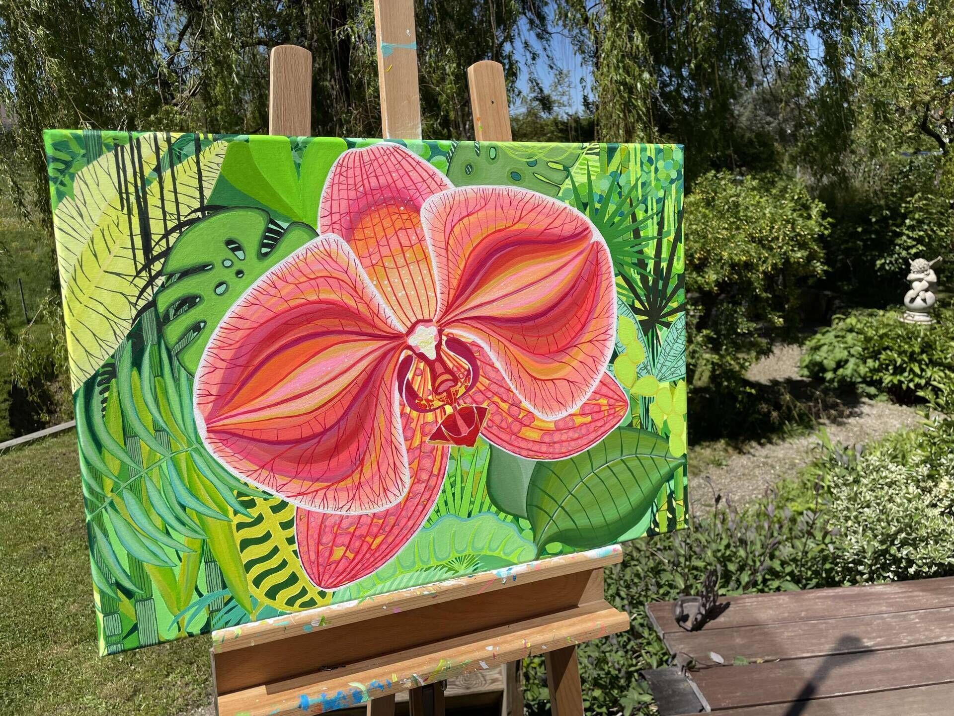 Rote Orchidee  - Delja Wilfert 2