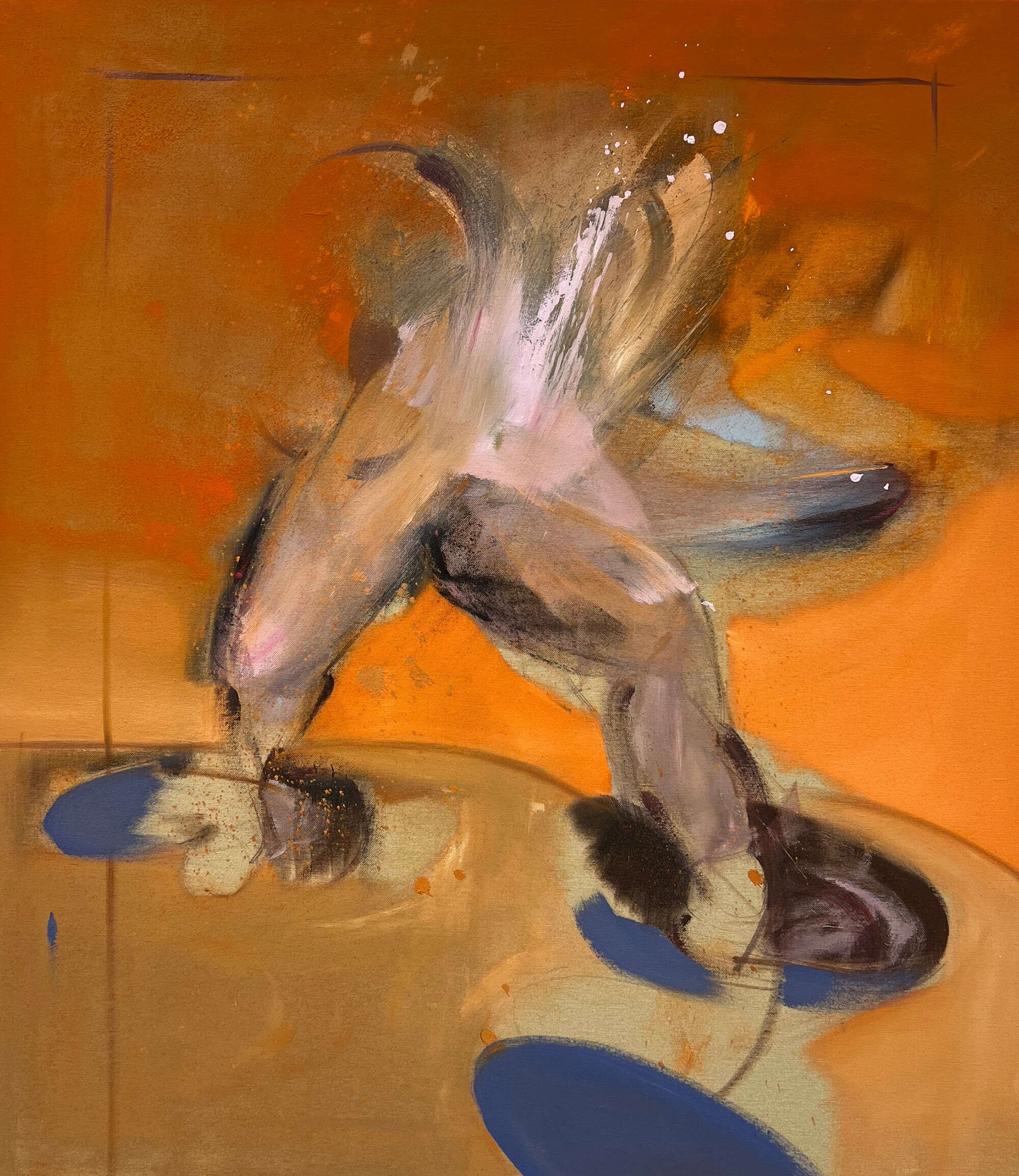 baconesque figure over puddles - Tyler Heidenwag 1