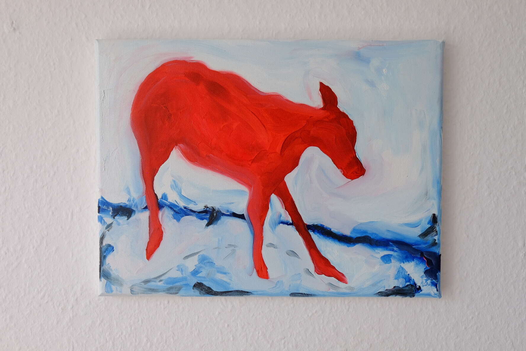 Hund im Schnee - Anna Leisner 4