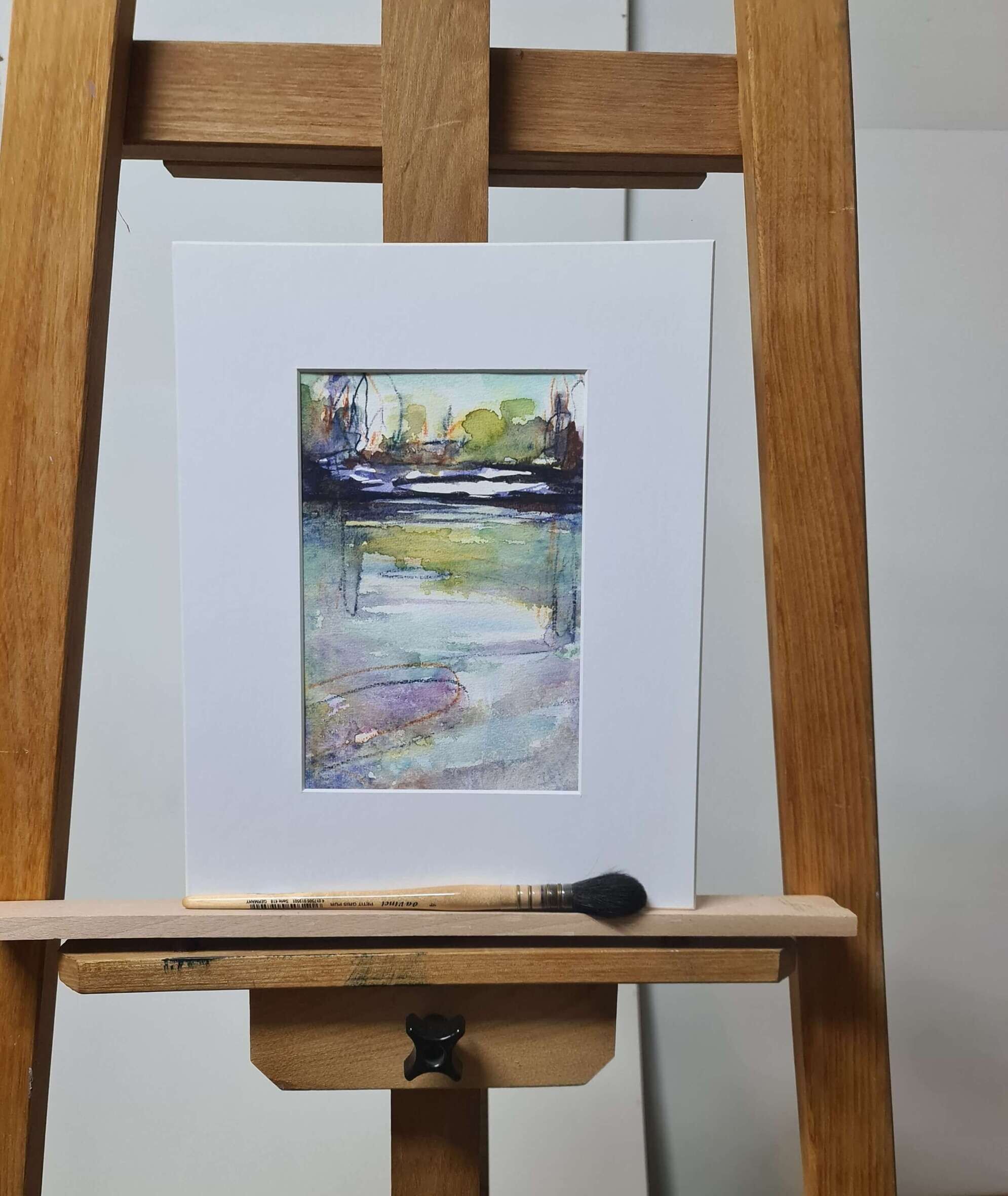 Aquarell am See 2 - Annegret Mainz 2