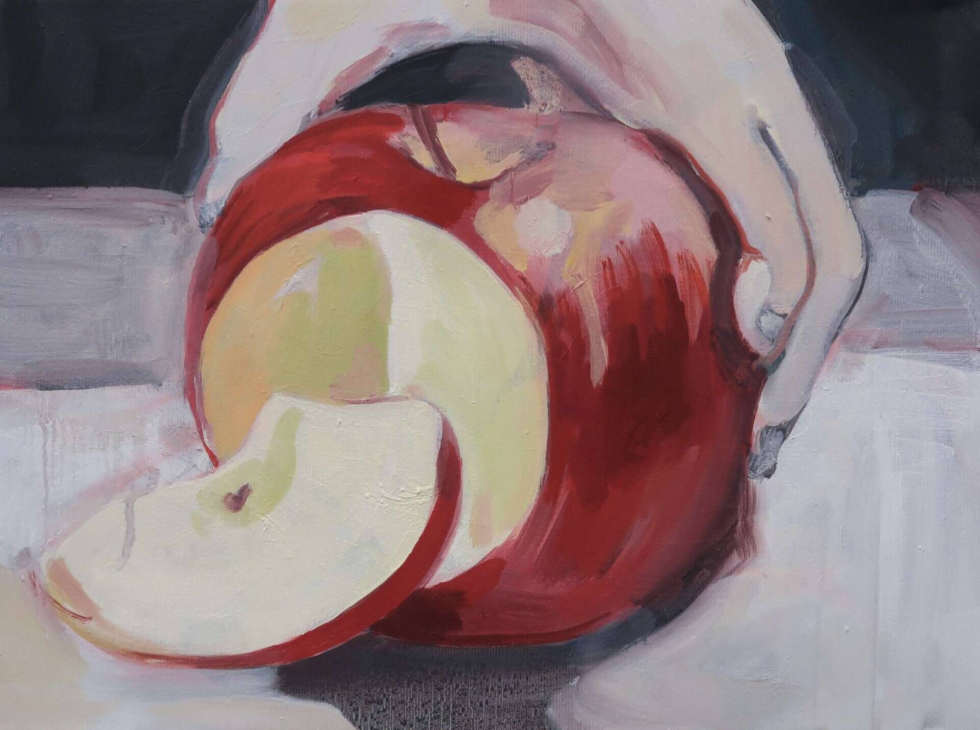 Ein Apfel, den jemand abgeschnitten hat 2 - Seo Park 1