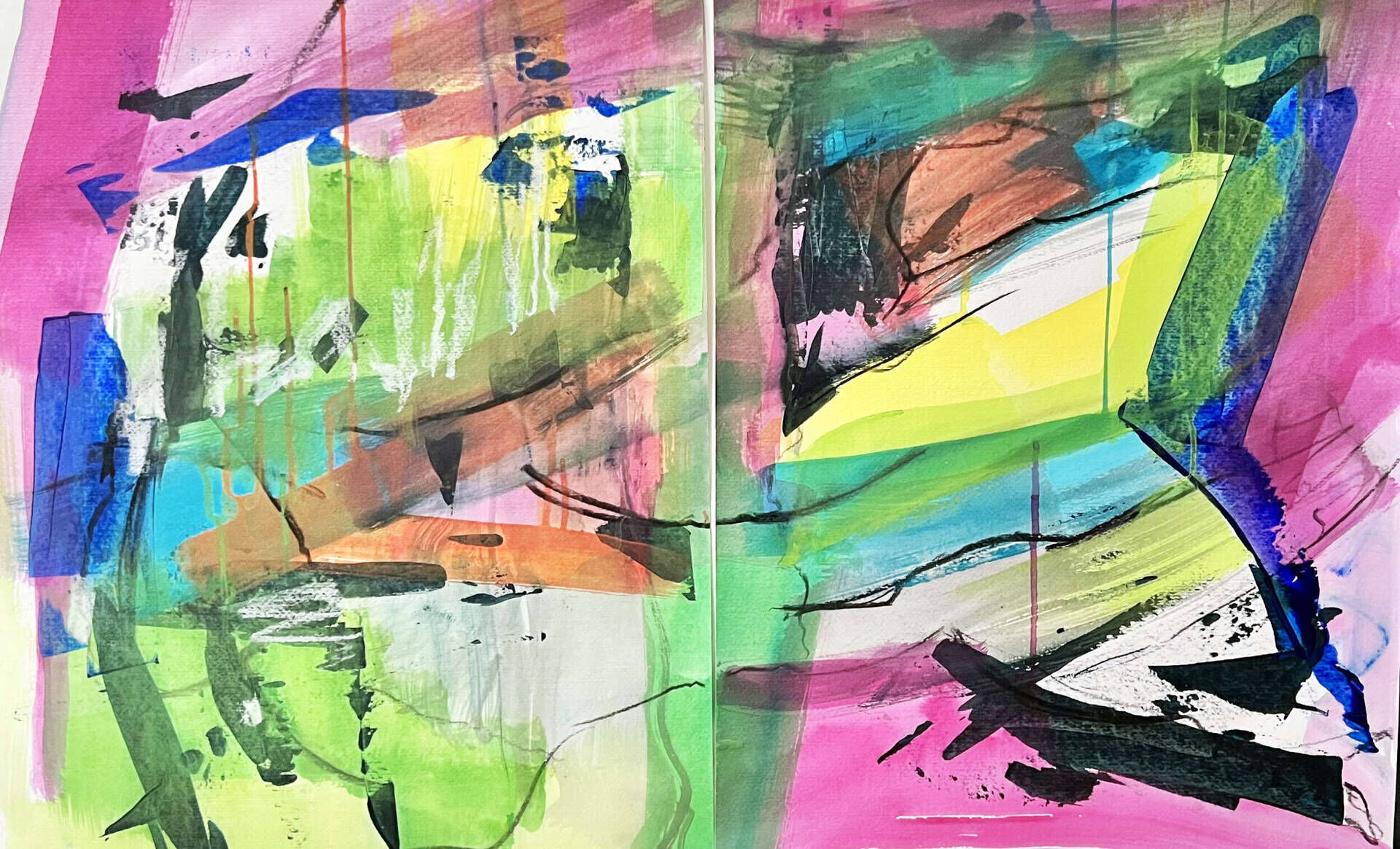 farbige Abstraktion(Serie) - Shin 1